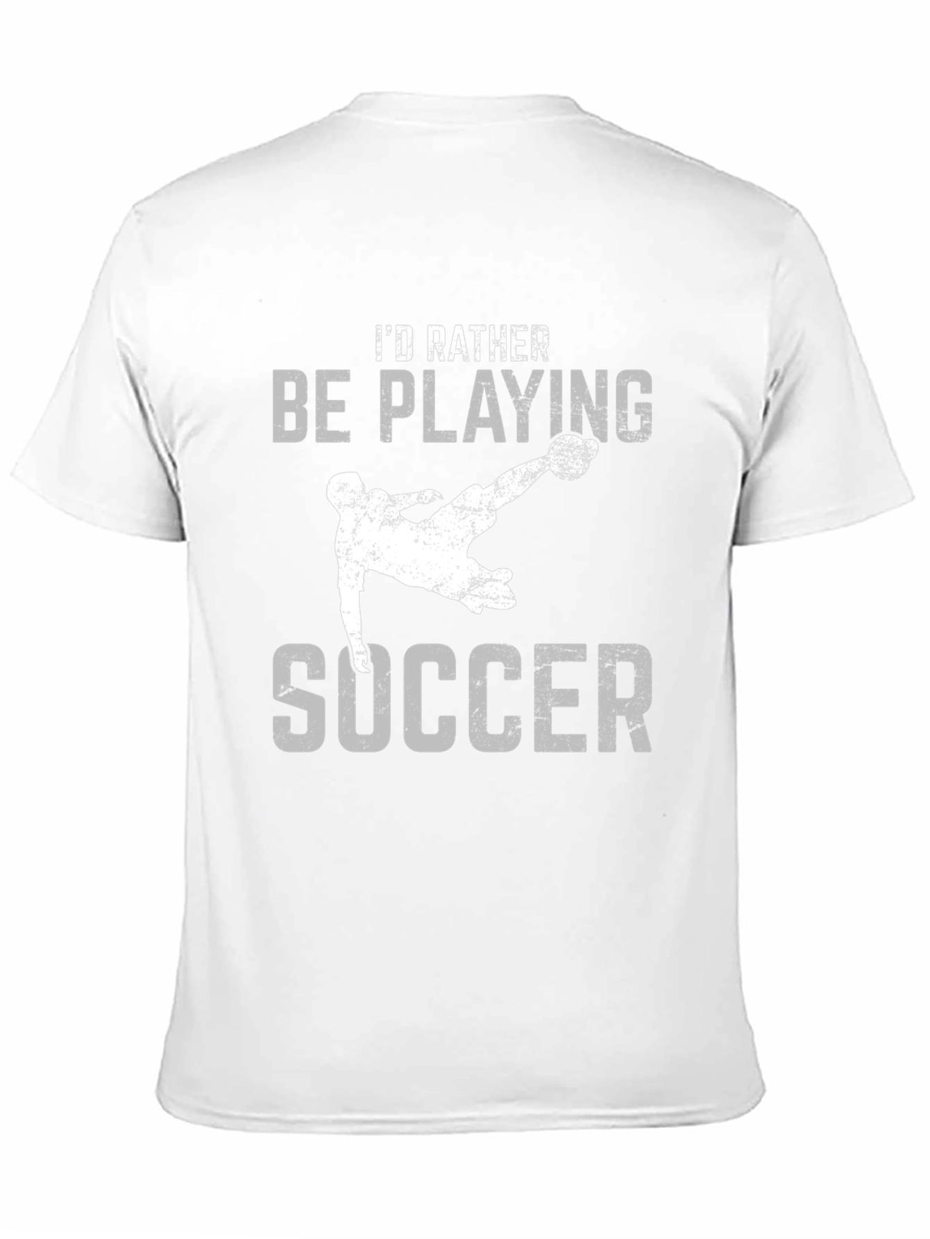 Soccer T-Shirt - Id Rather Be Playing