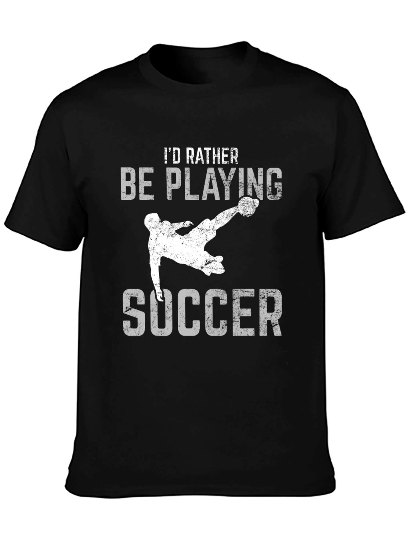 Soccer T-Shirt - Id Rather Be Playing