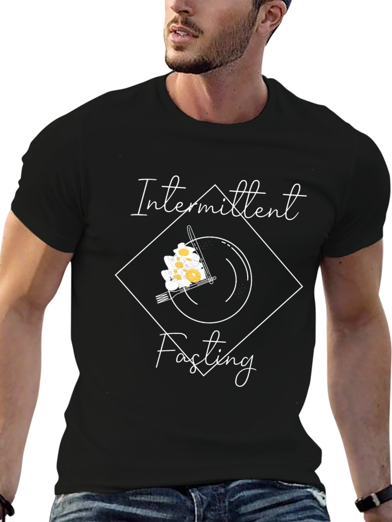 Intermittent Fasting T-Shirt Black