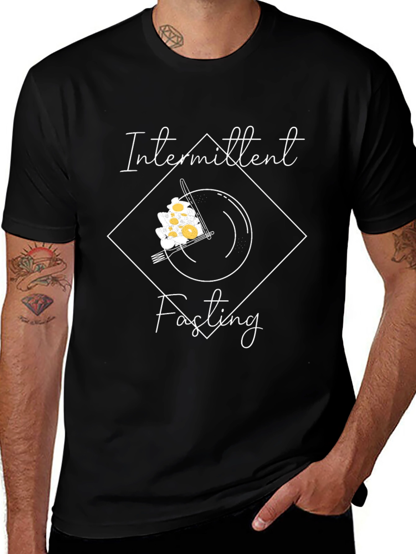 Intermittent Fasting T-Shirt Black