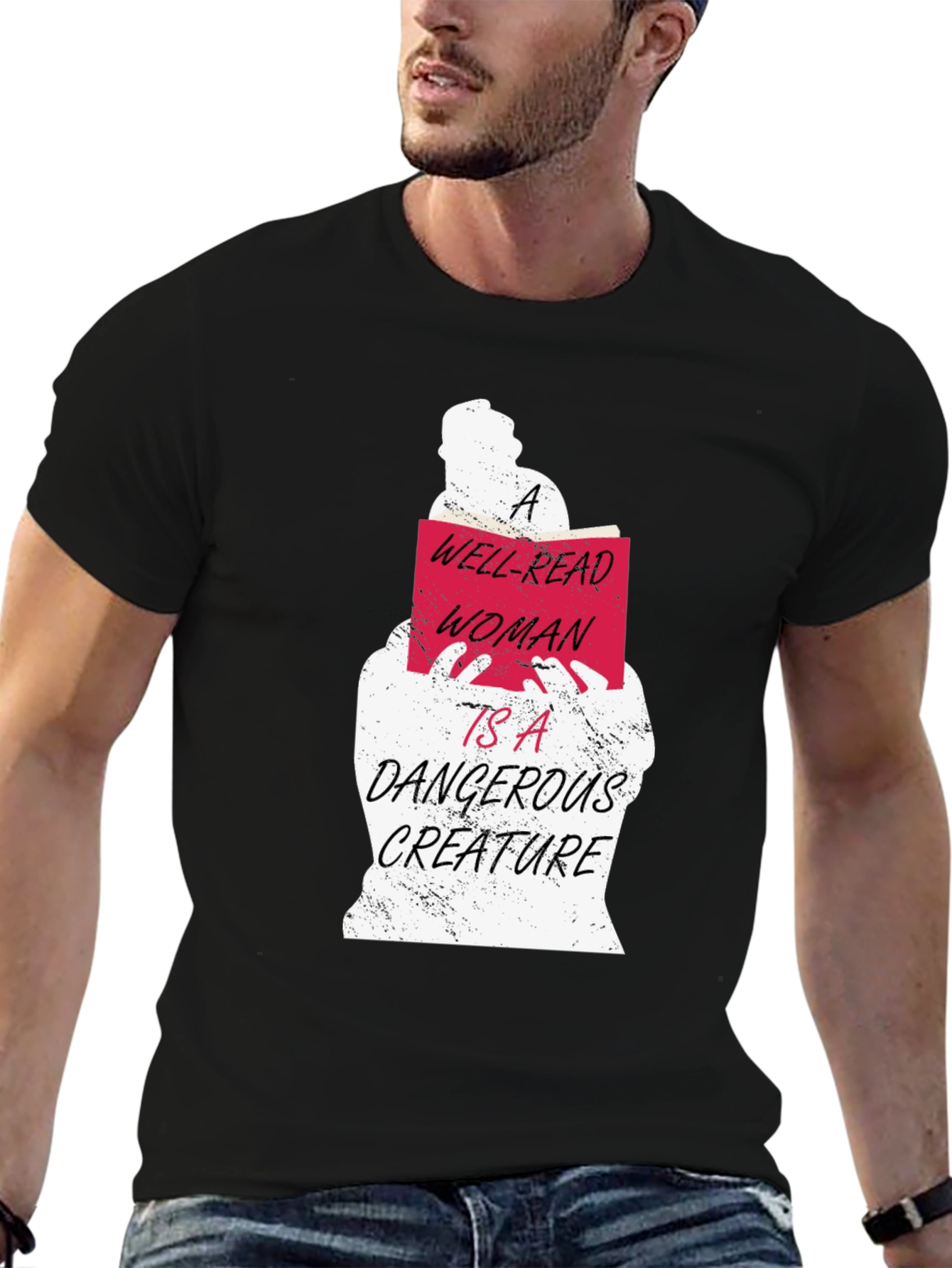 Well-Read Woman Graphic Tee - Book Lovers T-Shirt
