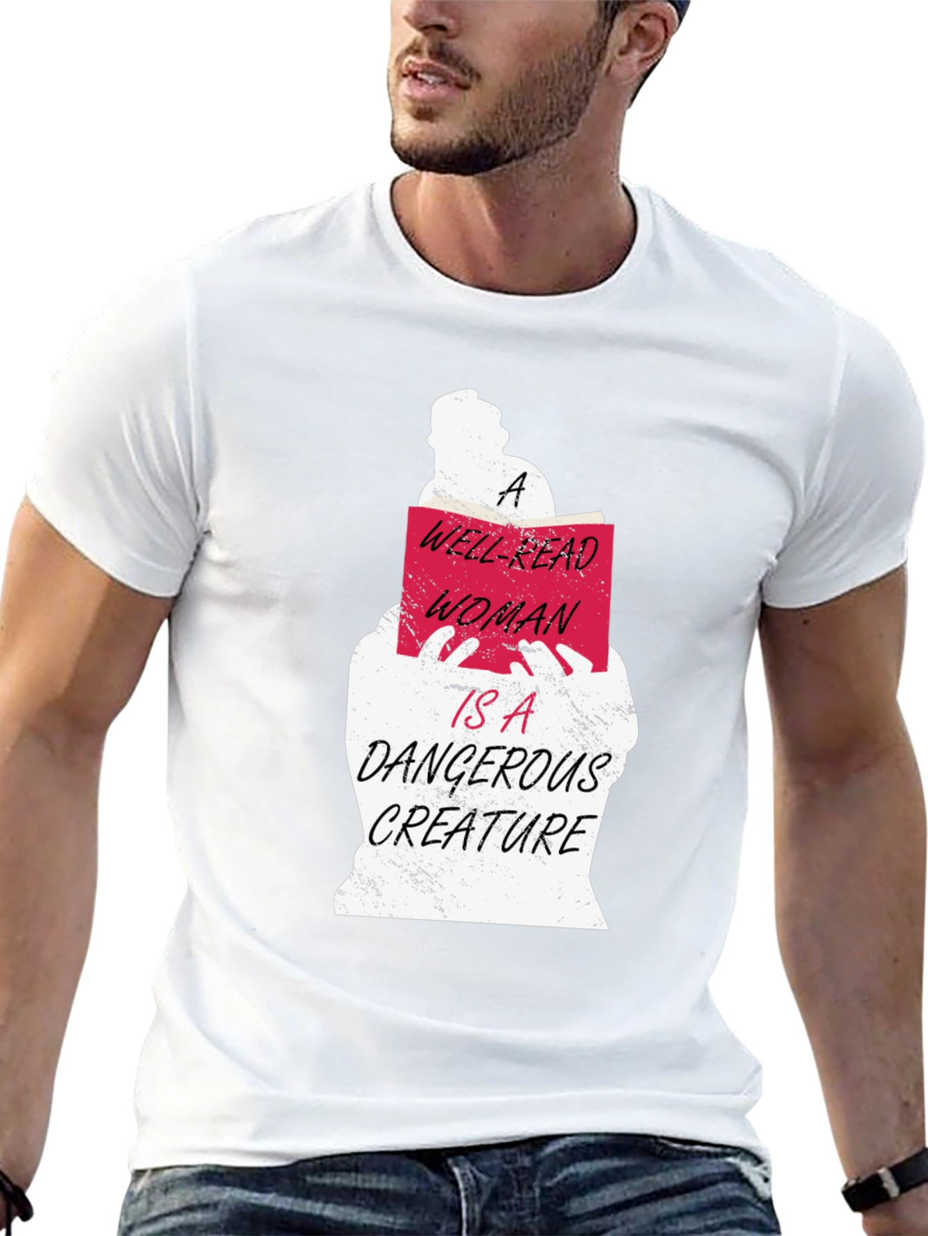 Well-Read Woman Graphic Tee - Book Lovers T-Shirt