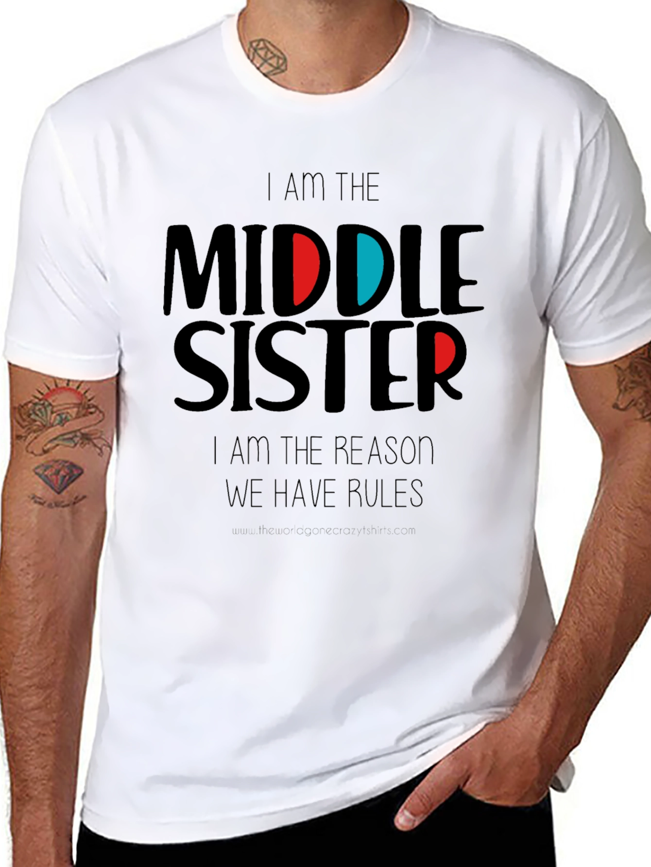Middle Sister T-Shirt - Funny Sister Shirt