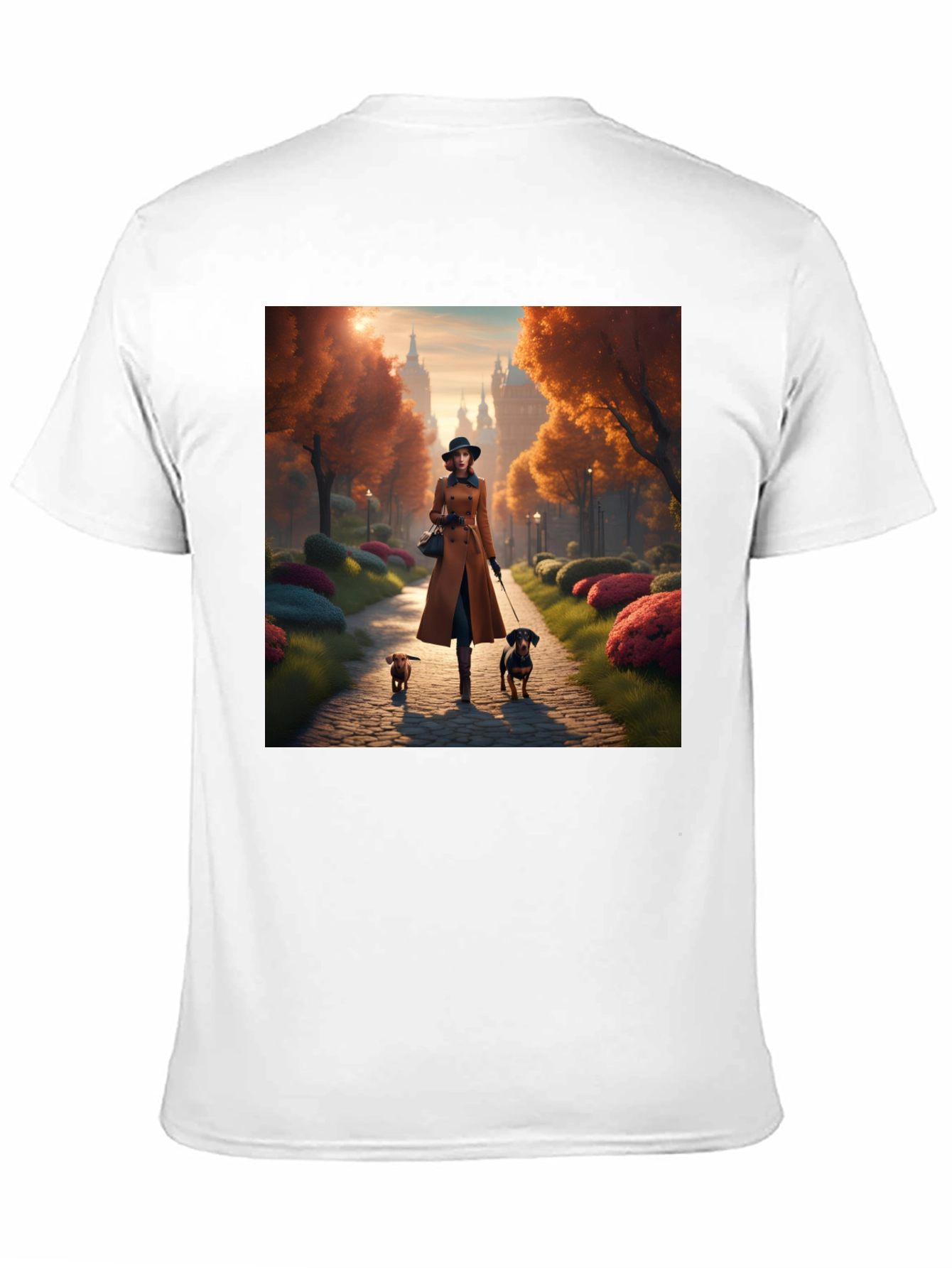 Dog Walk Autumn T-Shirt