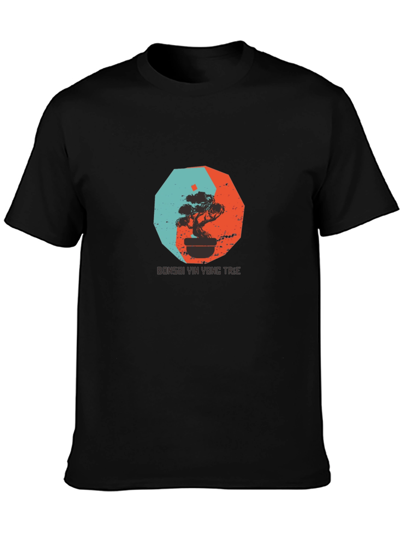 Bonsai Yin Yang Tree Graphic Tee