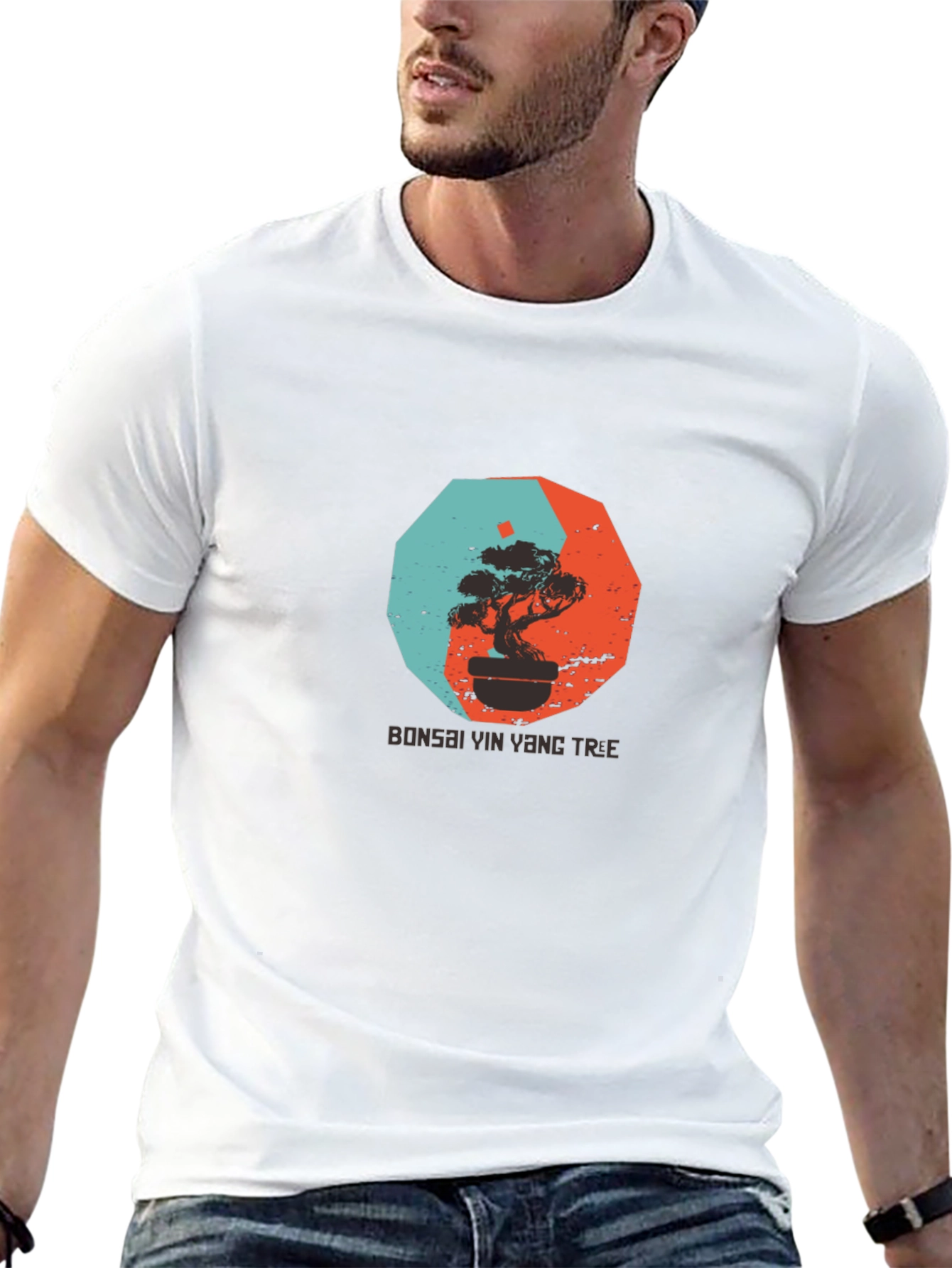 Bonsai Yin Yang Tree Graphic Tee