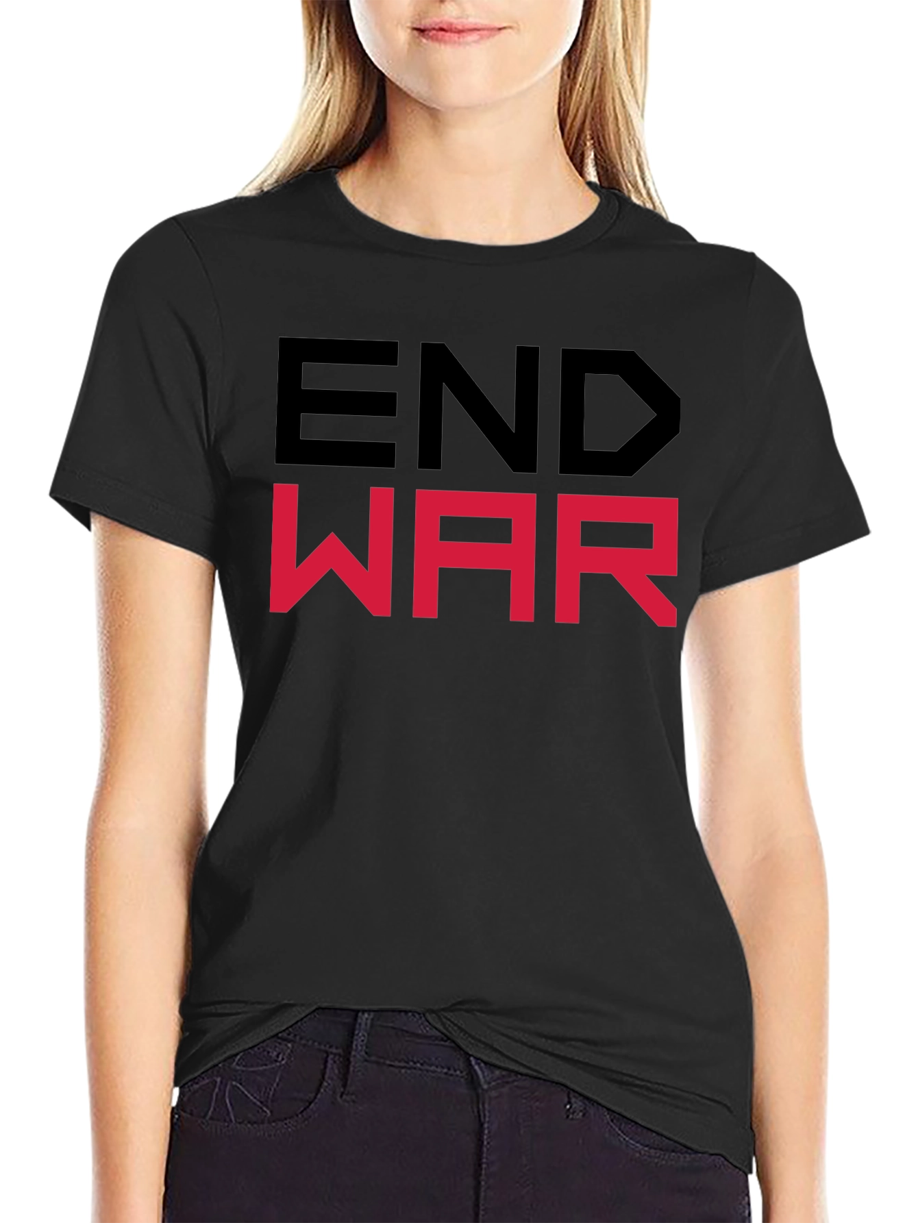 End War Graphic Tee - Bold Statement Shirt