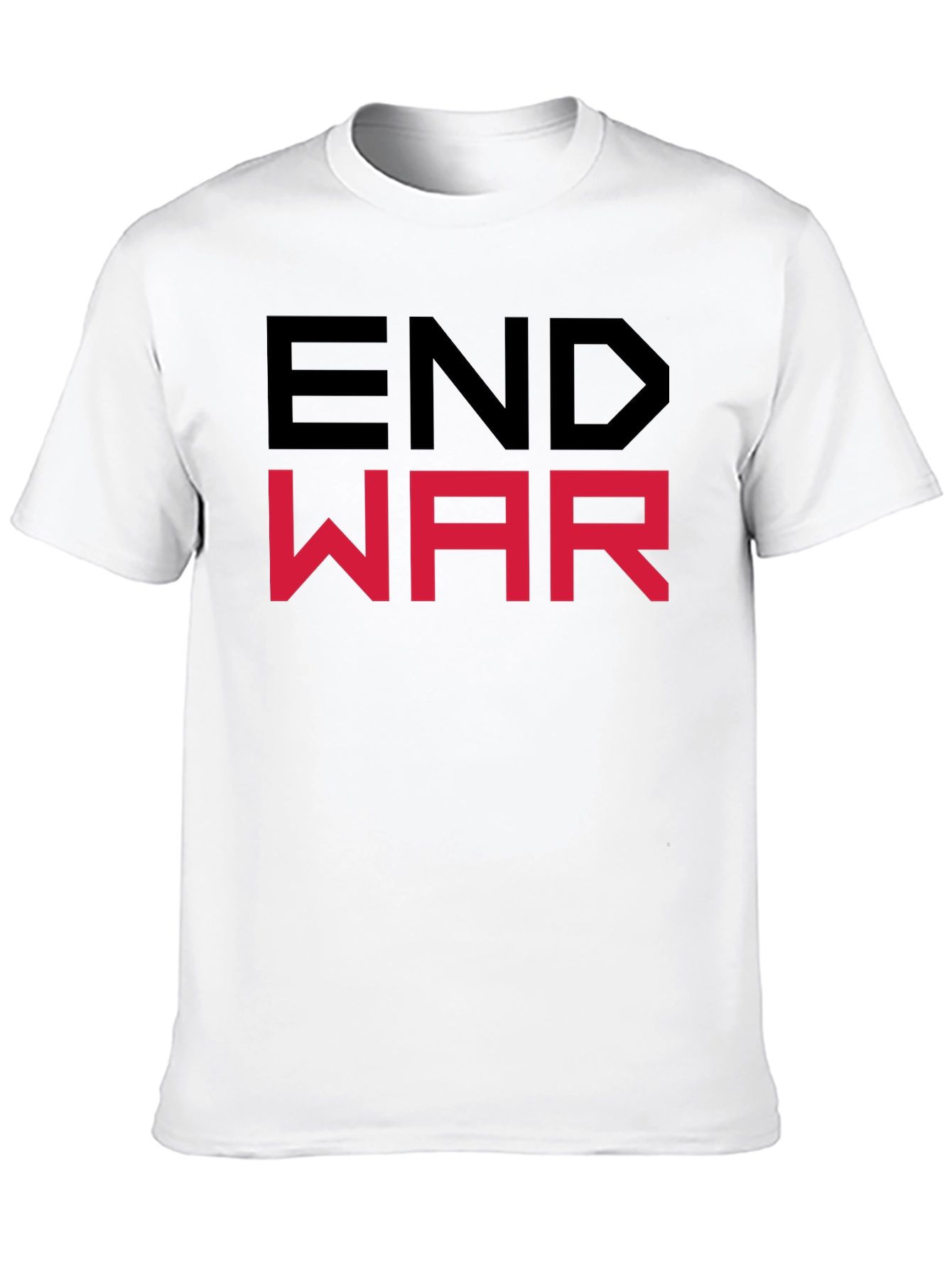 End War Graphic Tee - Bold Statement Shirt
