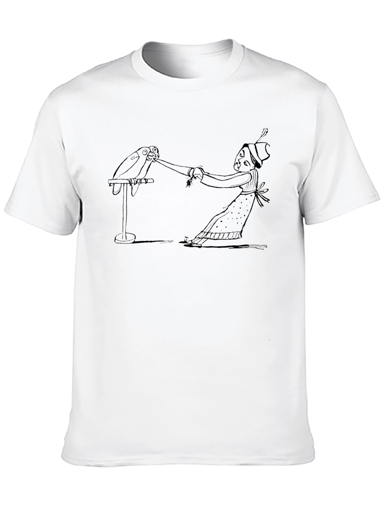 Parrot Pull T-Shirt - Funny Graphic Tee