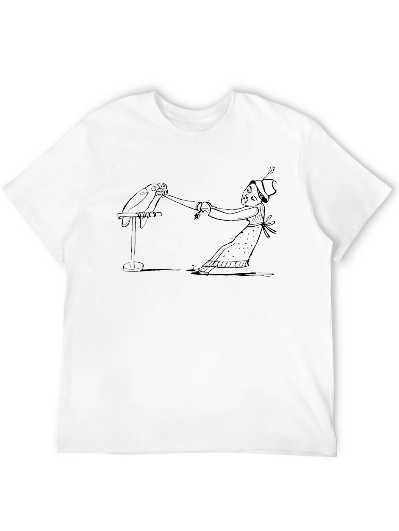 Parrot Pull T-Shirt - Funny Graphic Tee
