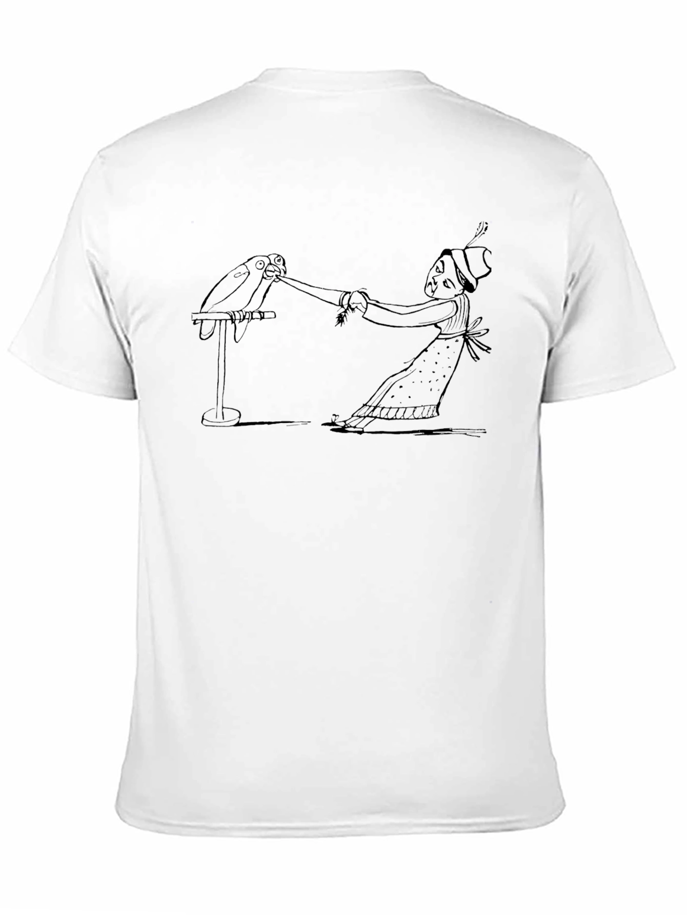 Parrot Pull T-Shirt - Funny Graphic Tee