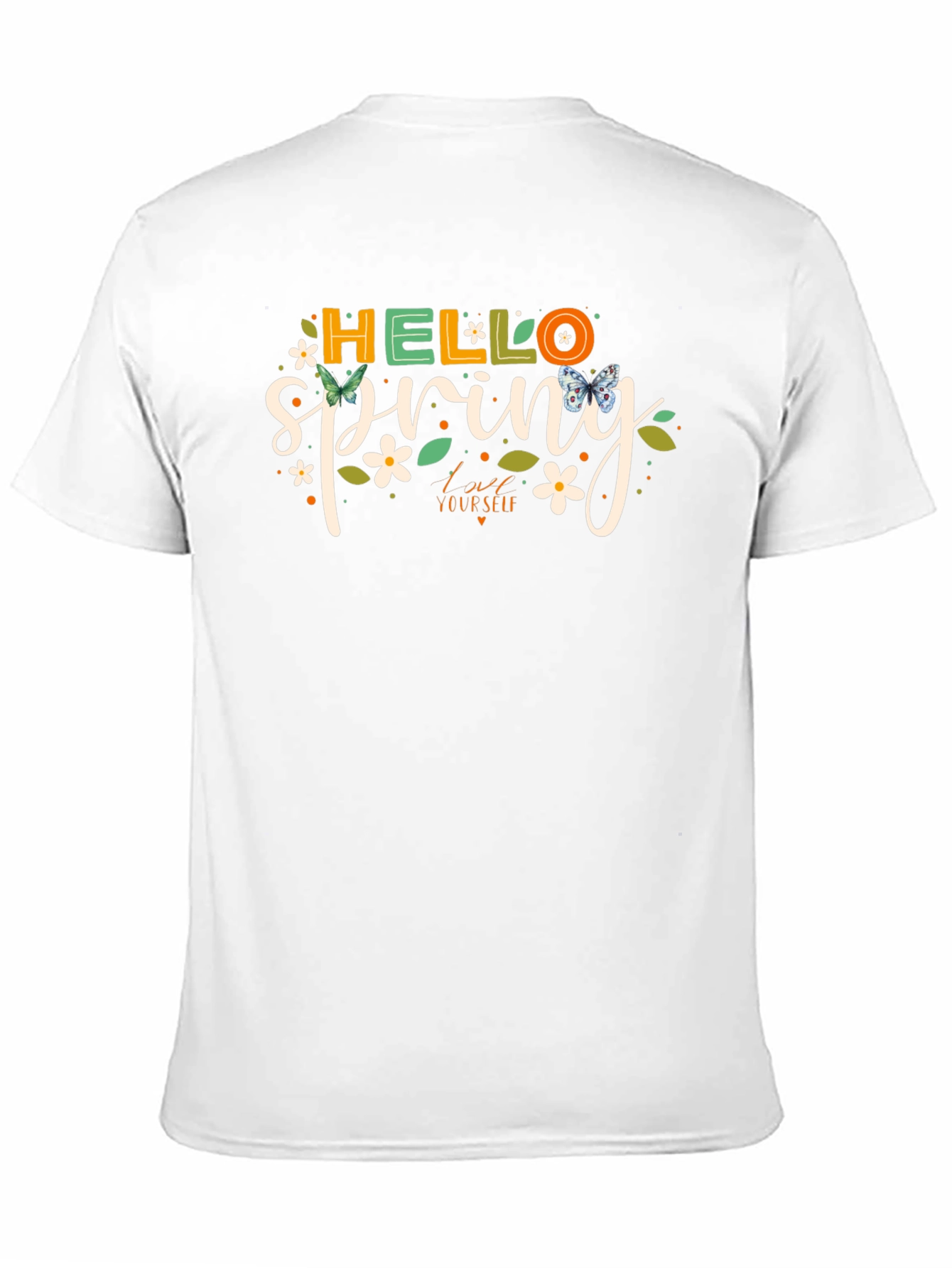 Hello Spring Graphic Tee - Black T-Shirt