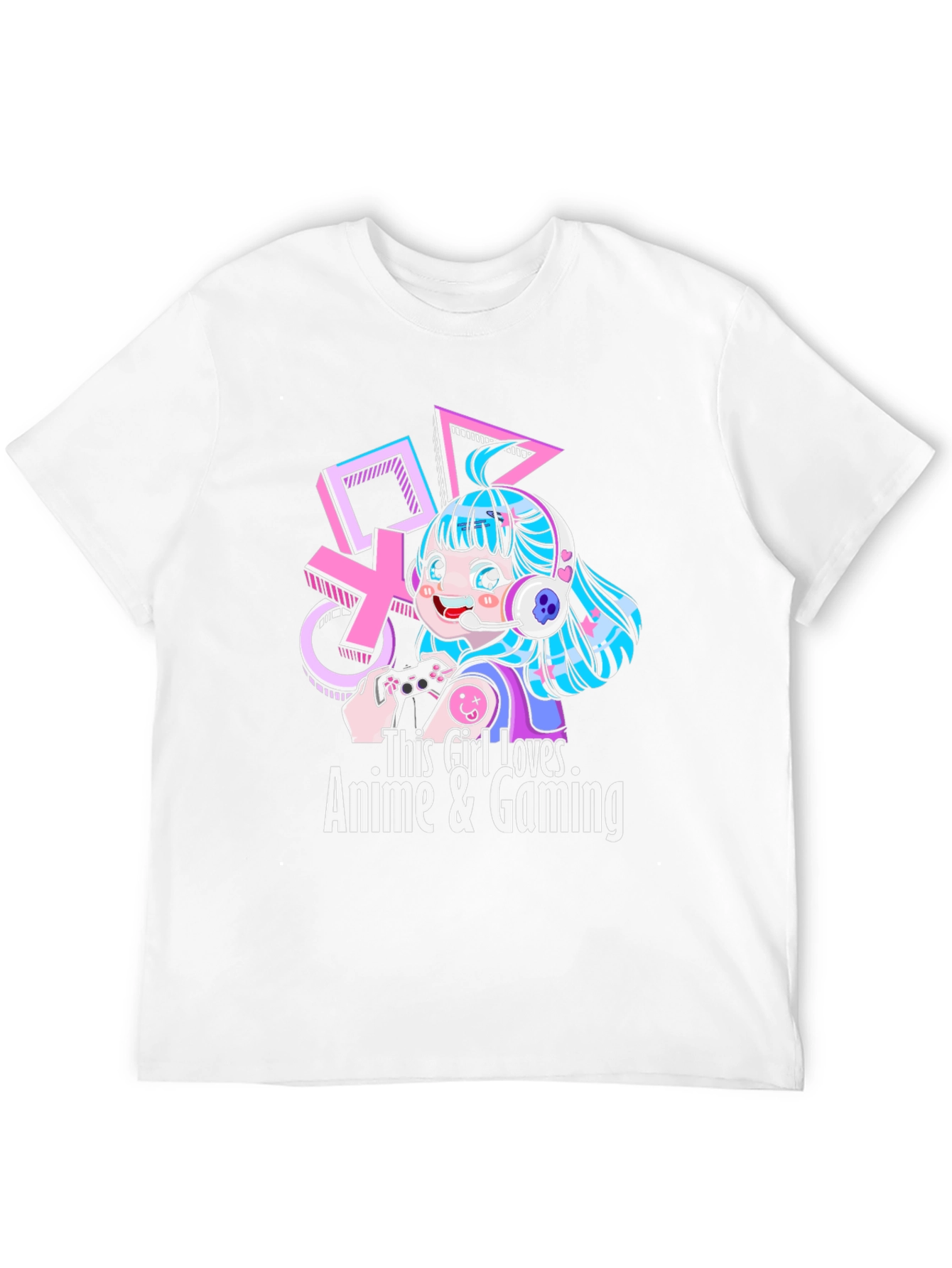 Anime & Gaming Girl T-Shirt