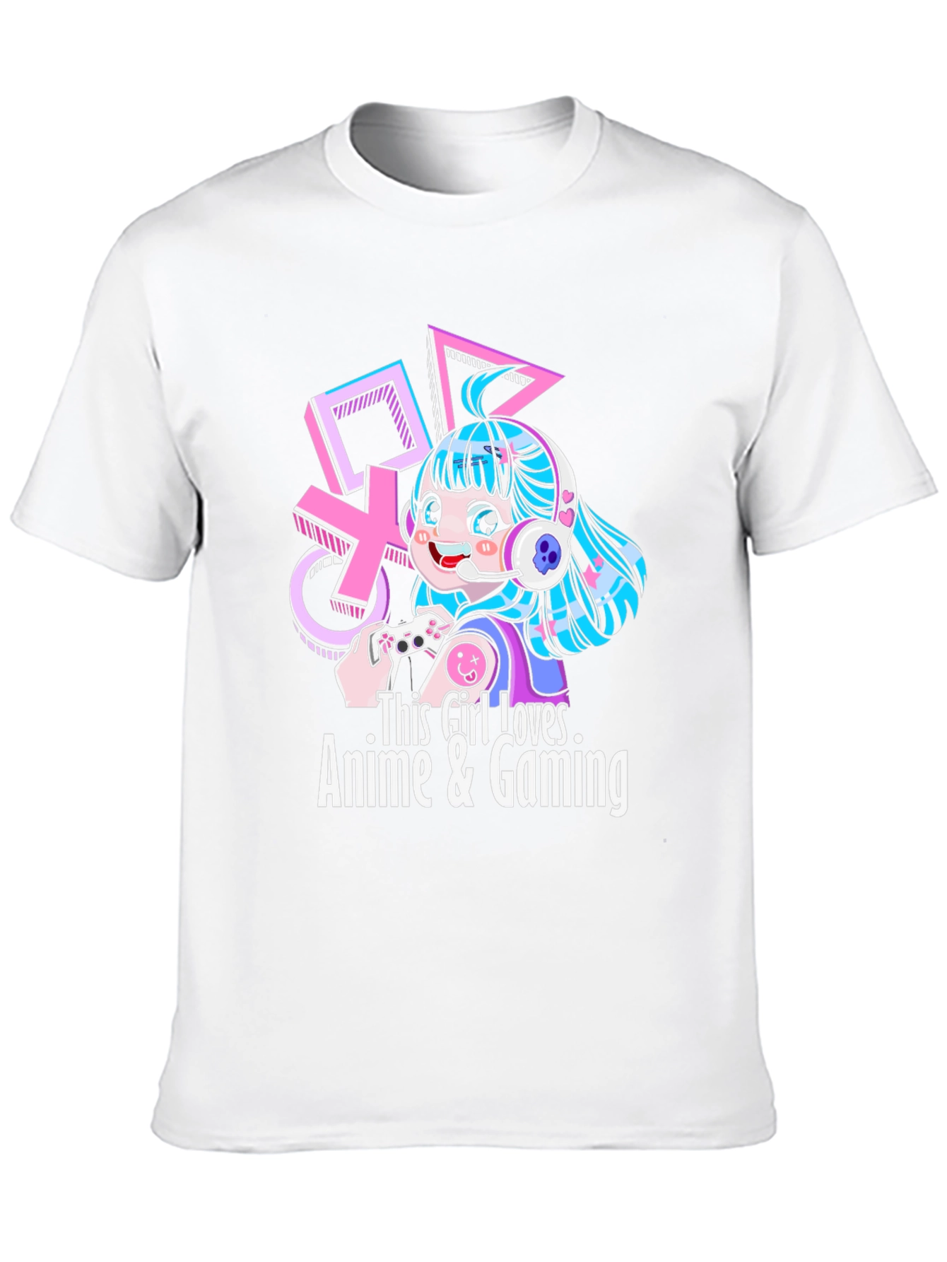 Anime & Gaming Girl T-Shirt