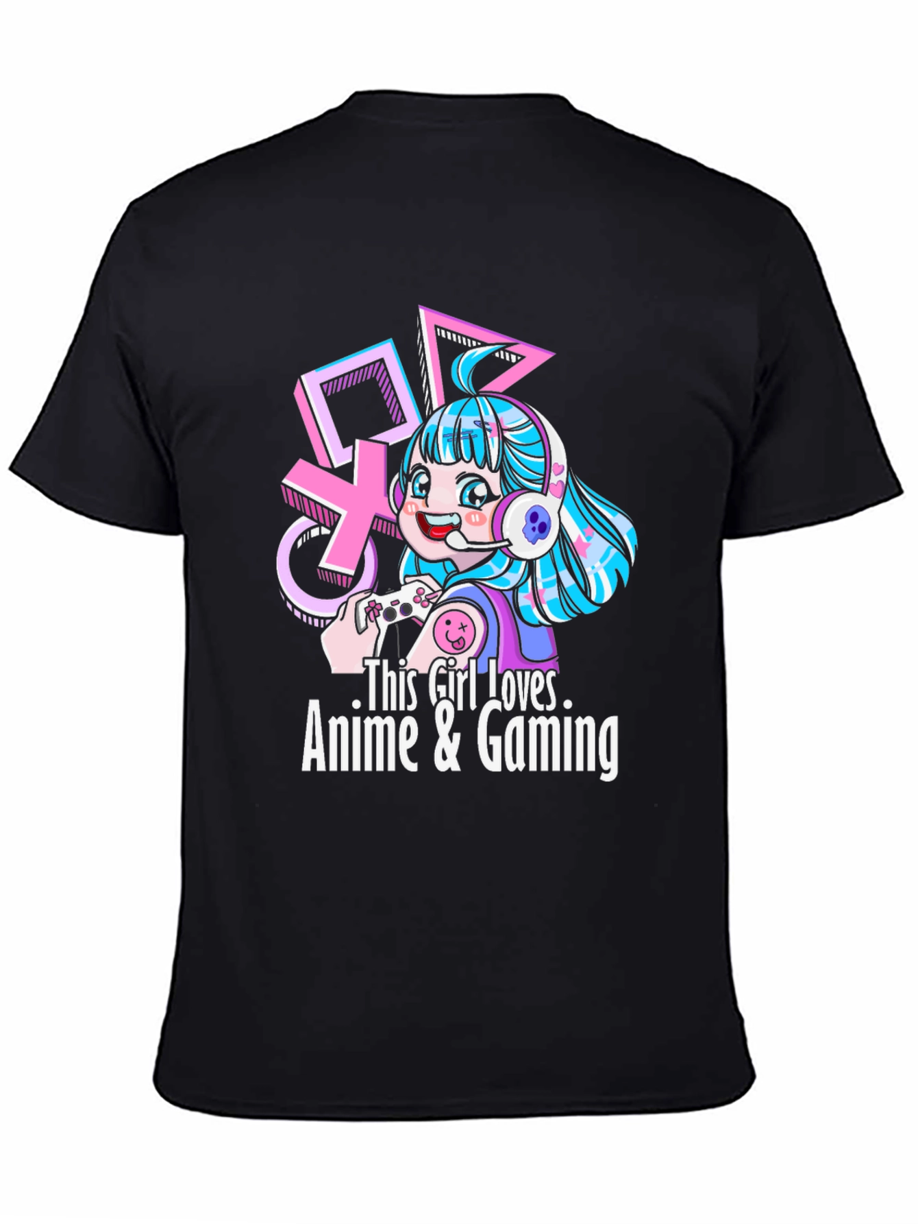 Anime & Gaming Girl T-Shirt