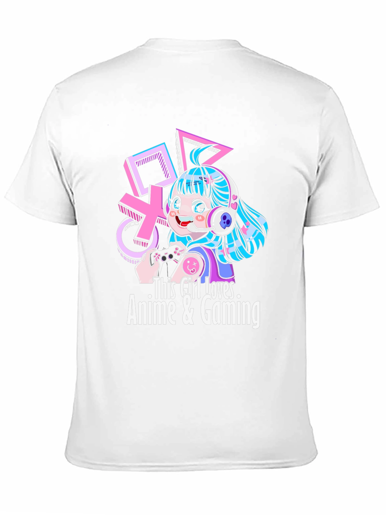 Anime & Gaming Girl T-Shirt