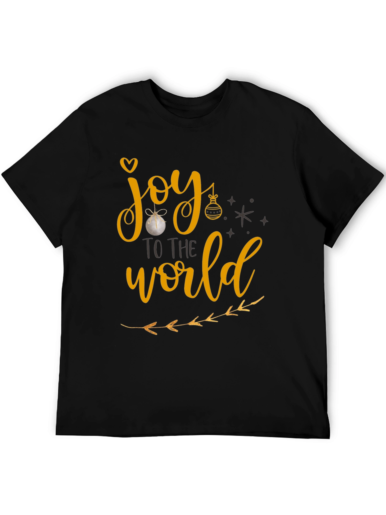 Joy To The World Christmas Graphic T-Shirt