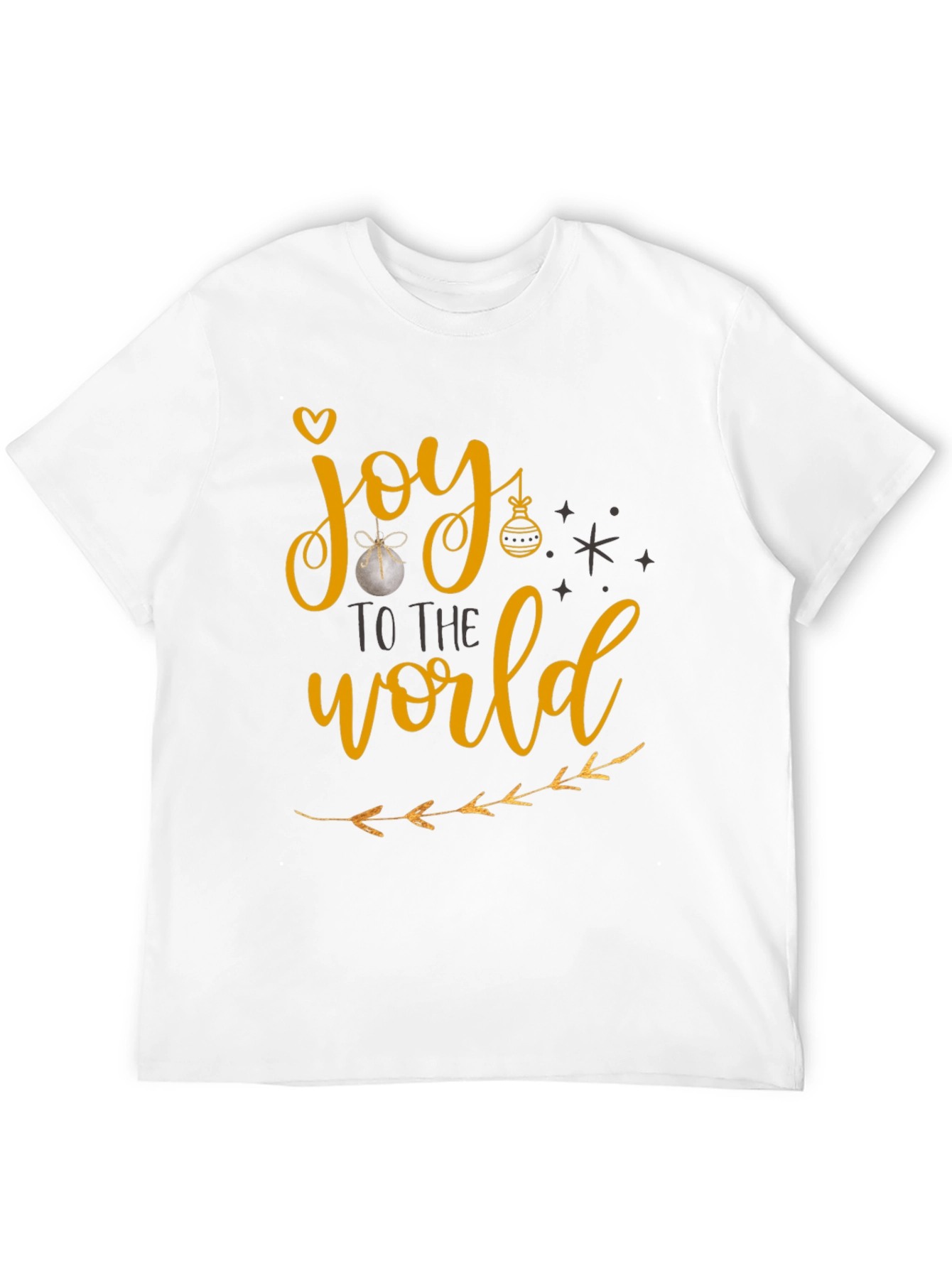 Joy To The World Christmas Graphic T-Shirt