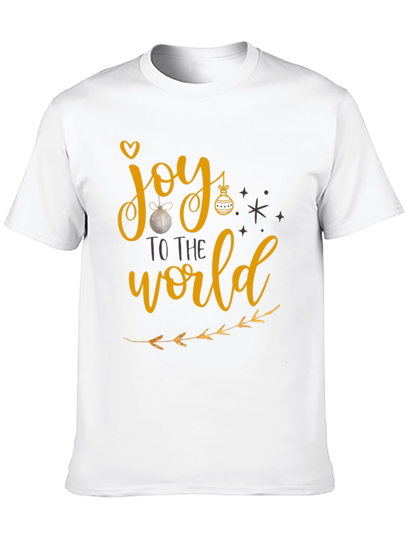 Joy To The World Christmas Graphic T-Shirt