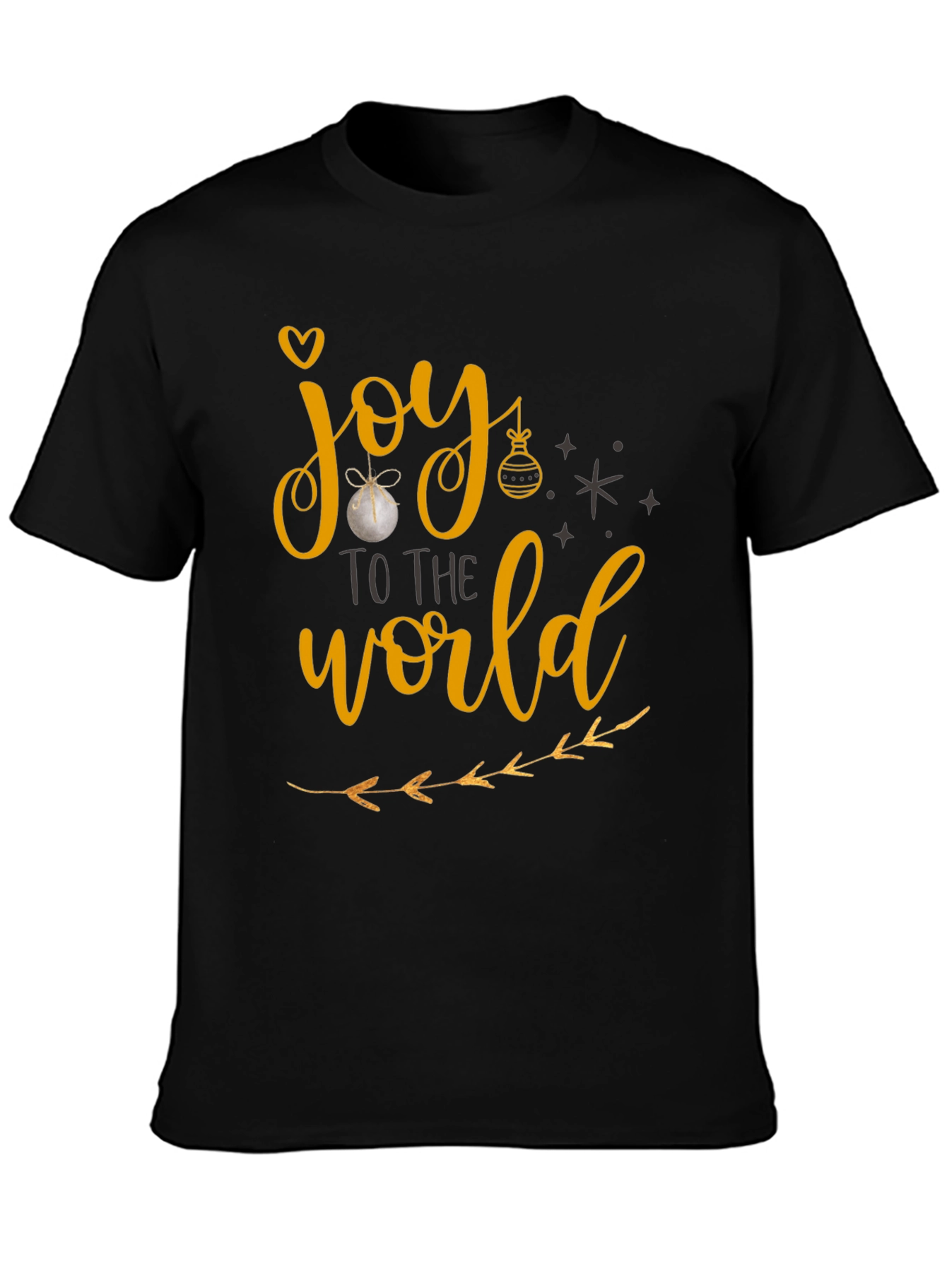 Joy To The World Christmas Graphic T-Shirt