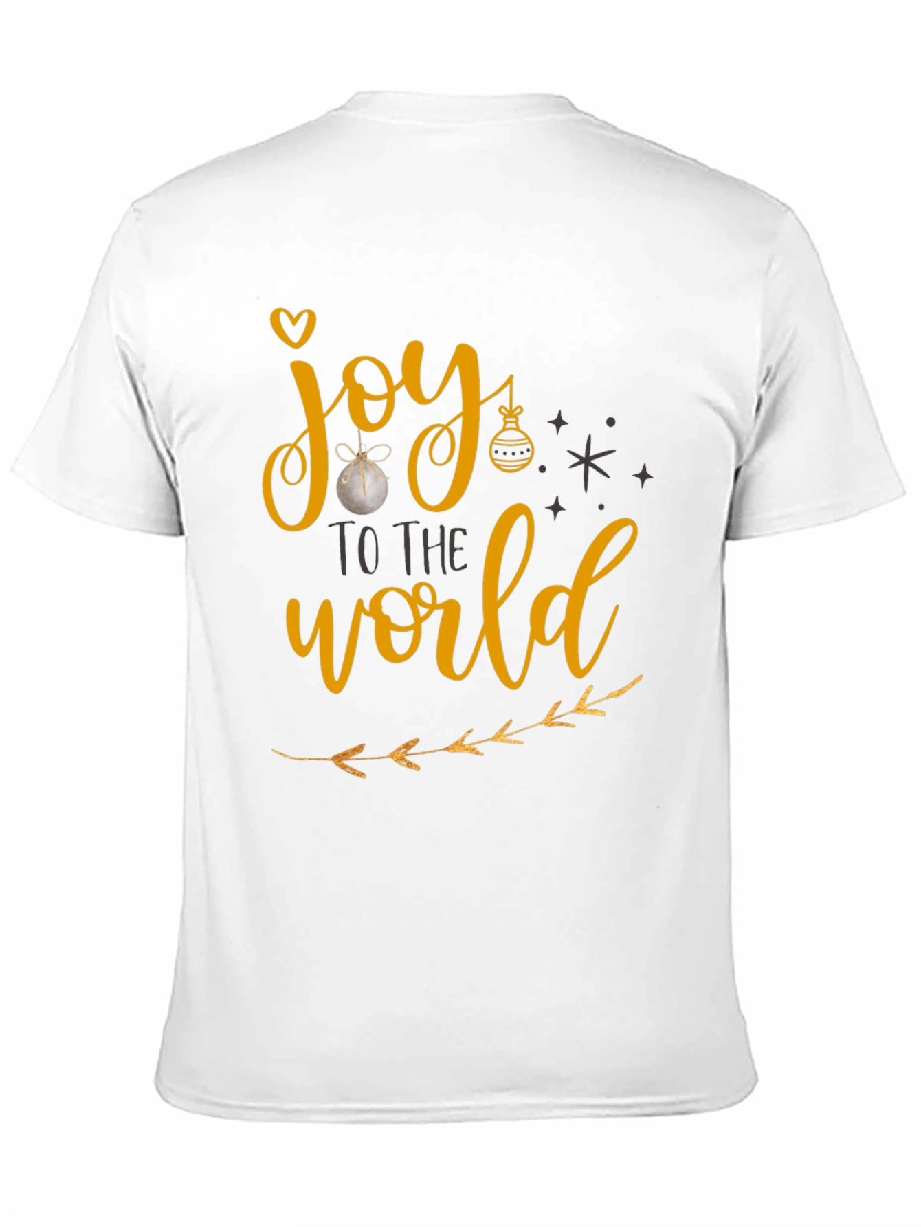 Joy To The World Christmas Graphic T-Shirt