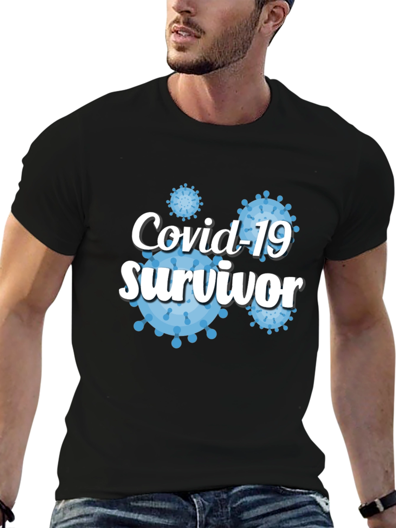 Covid-19 Survivor Graphic T-Shirt