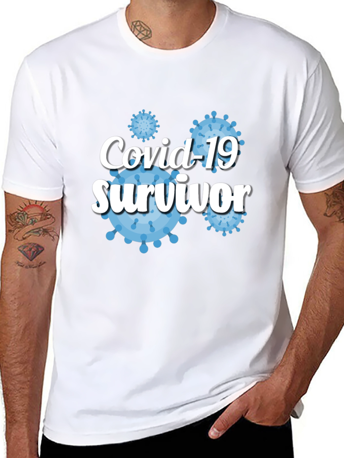 Covid-19 Survivor Graphic T-Shirt