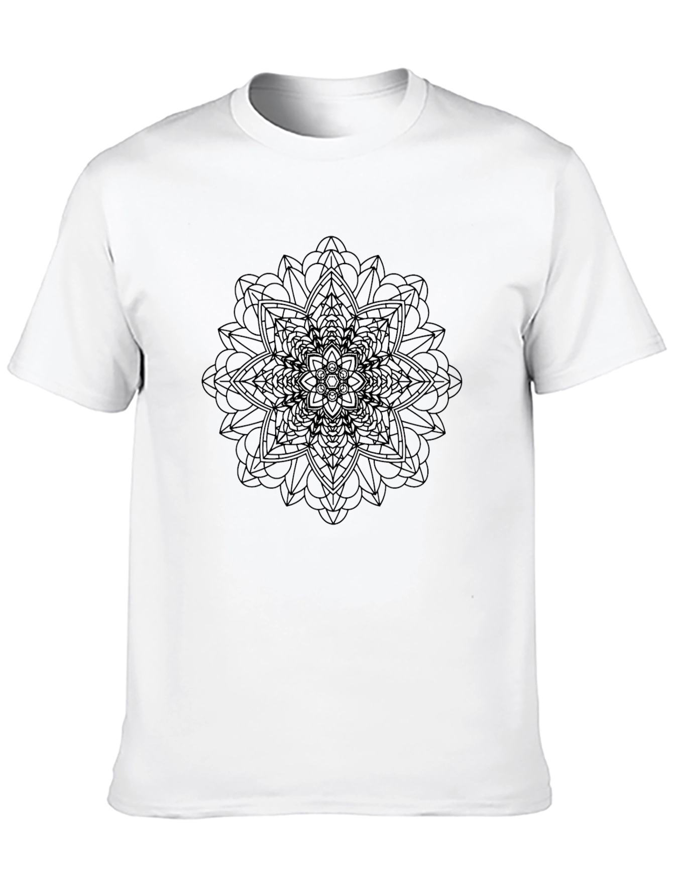 Mandala Graphic Black T-Shirt