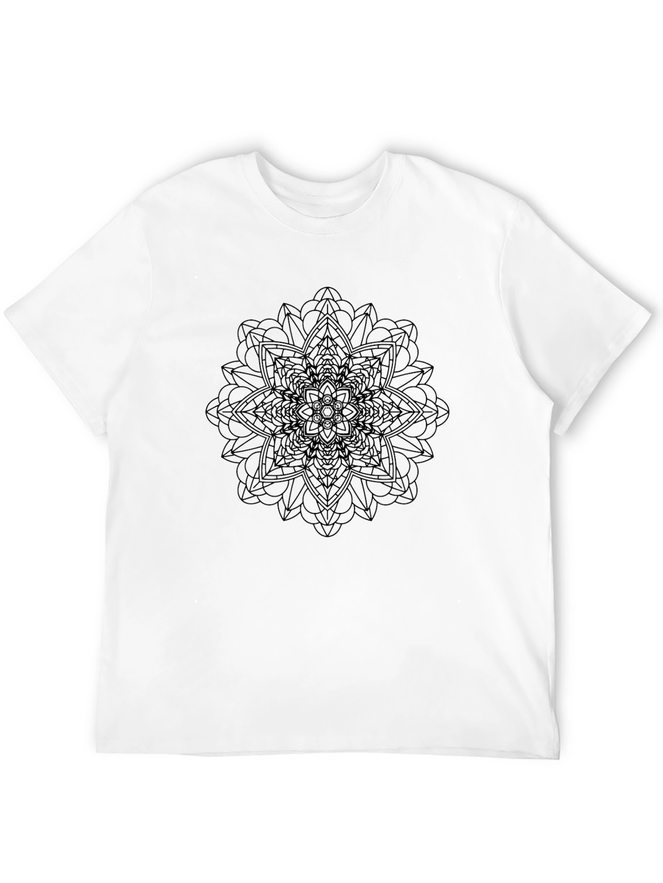 Mandala Graphic Black T-Shirt