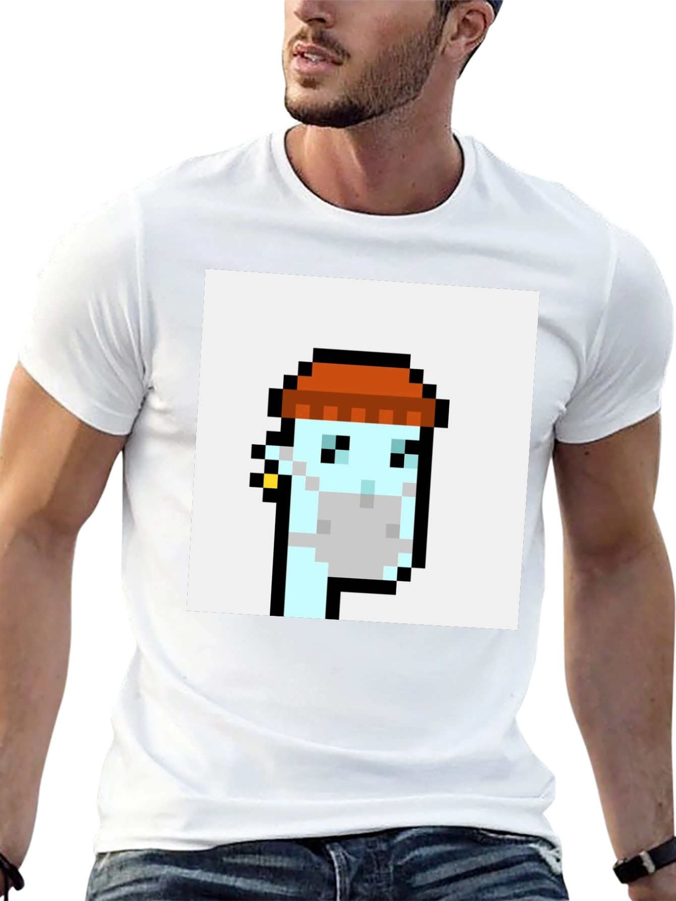 Crypto Punk Graphic T-Shirt - Black Cotton Tee