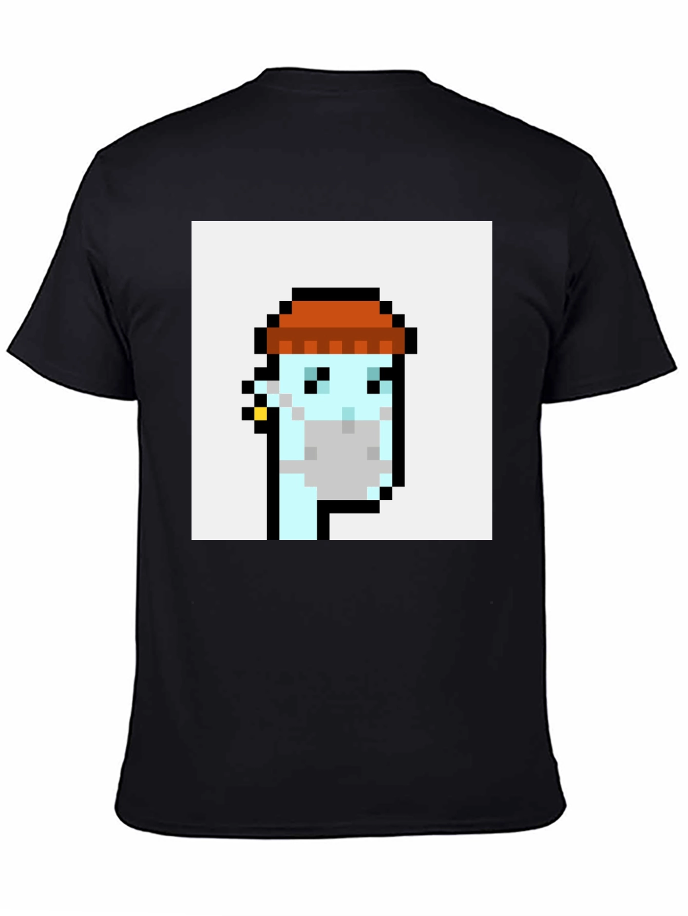 Crypto Punk Graphic T-Shirt - Black Cotton Tee