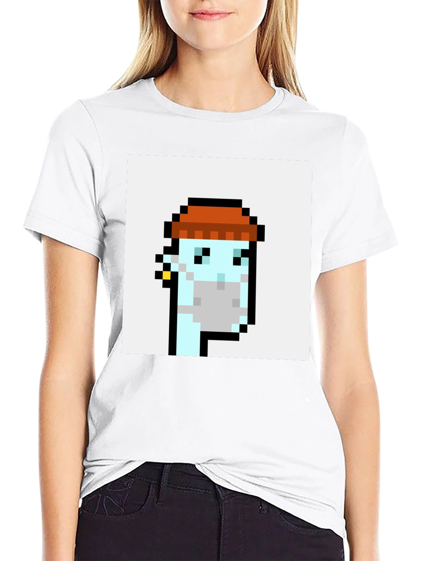 Crypto Punk Graphic T-Shirt - Black Cotton Tee