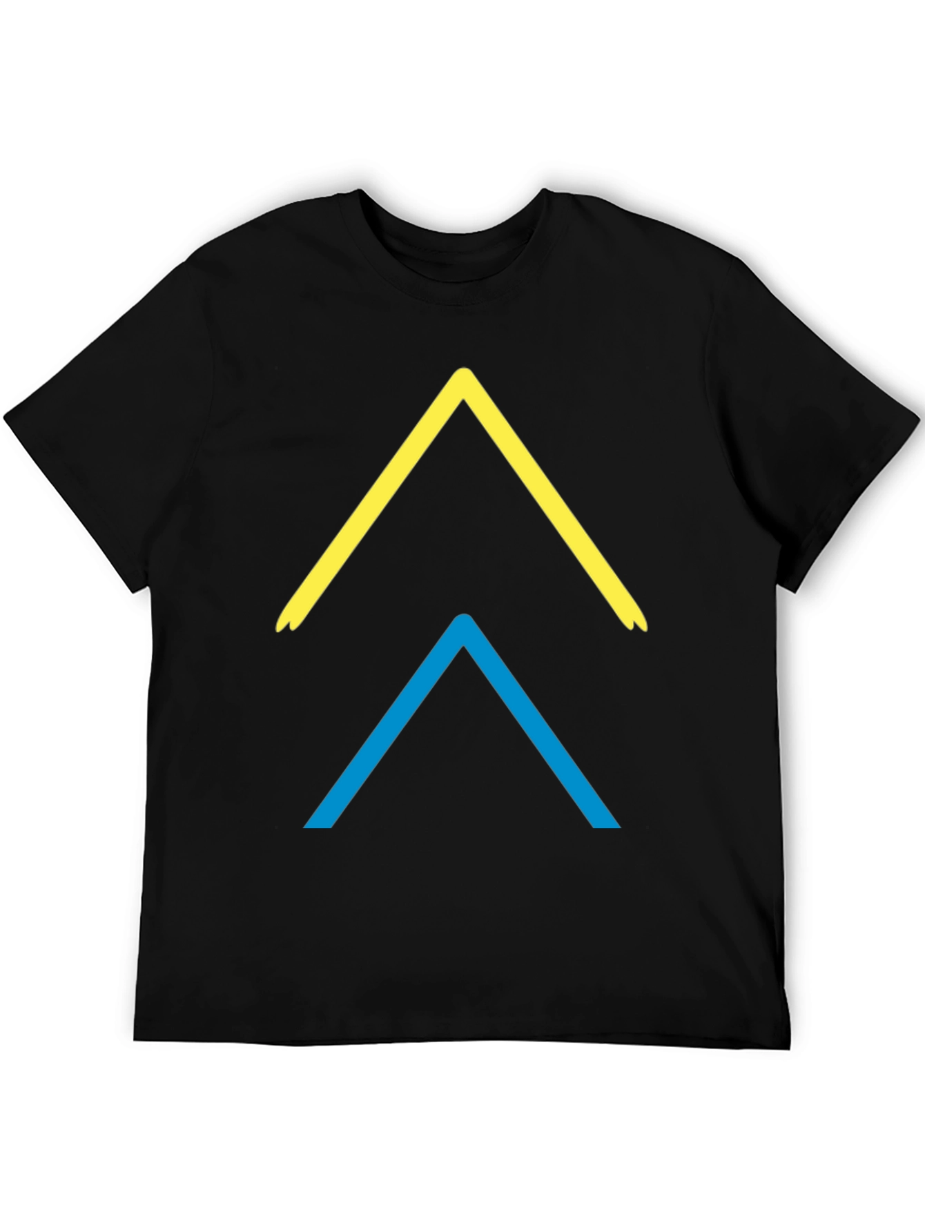 Upward Arrow Graphic Tee - Modern Style