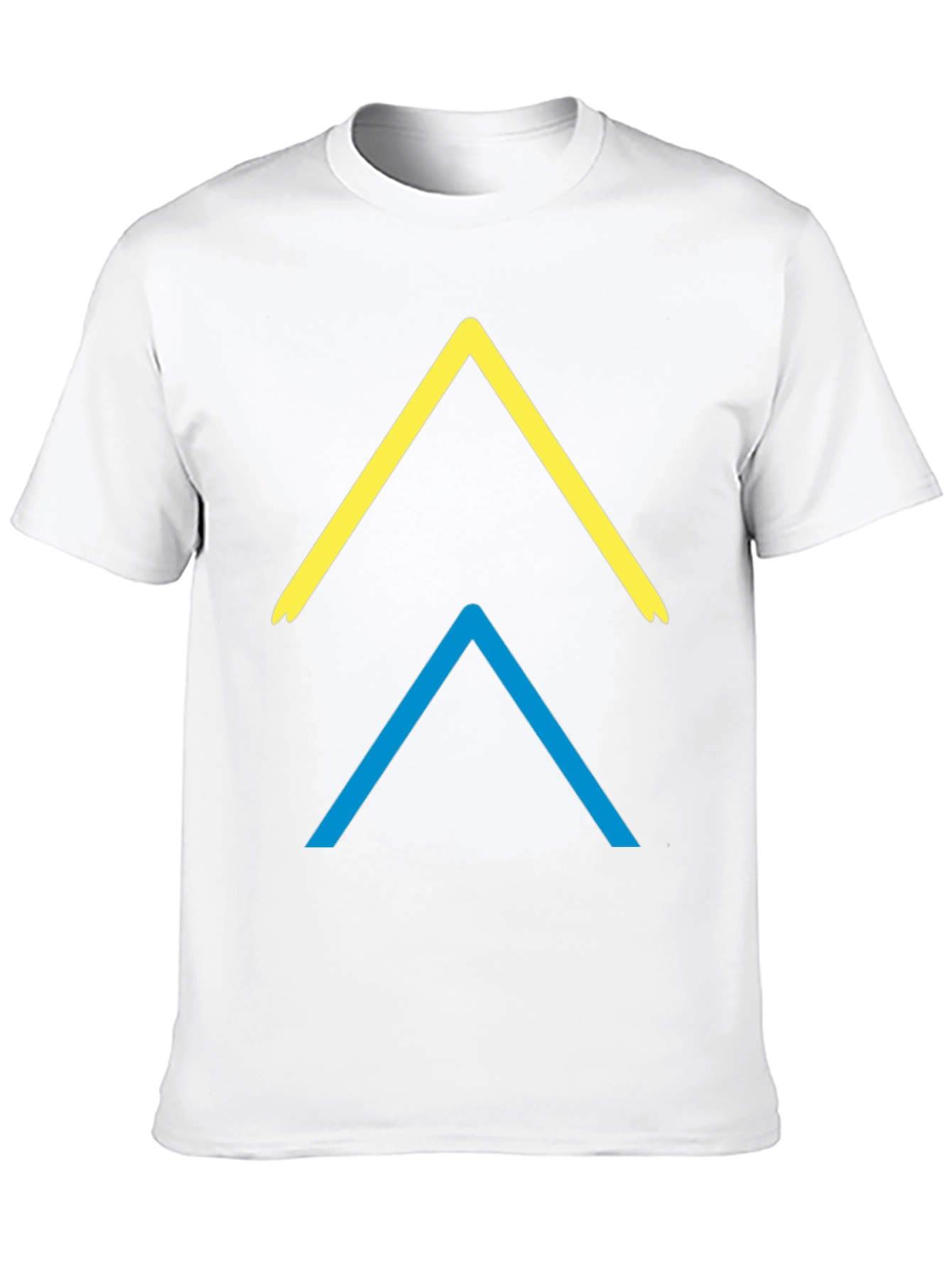 Upward Arrow Graphic Tee - Modern Style