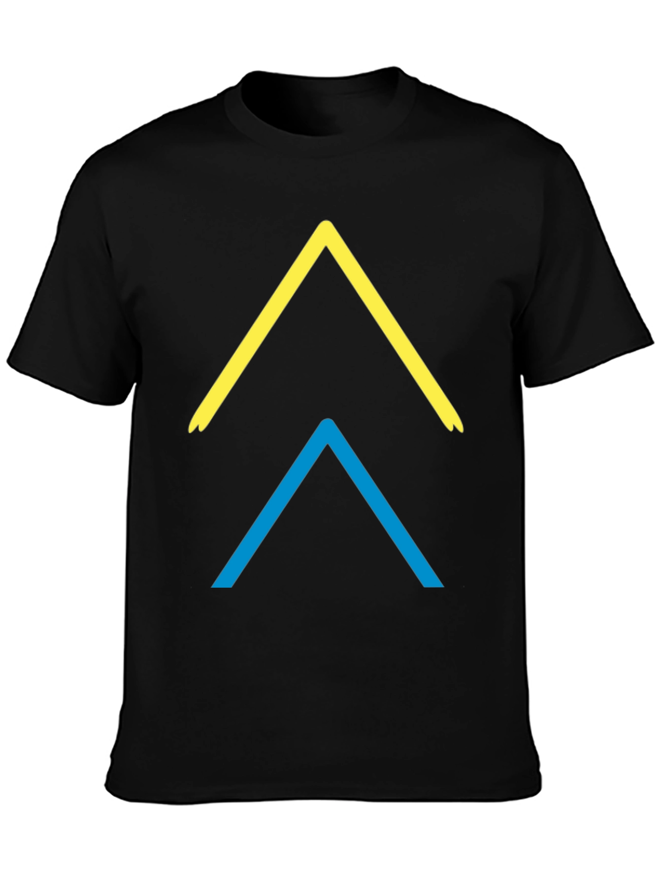 Upward Arrow Graphic Tee - Modern Style