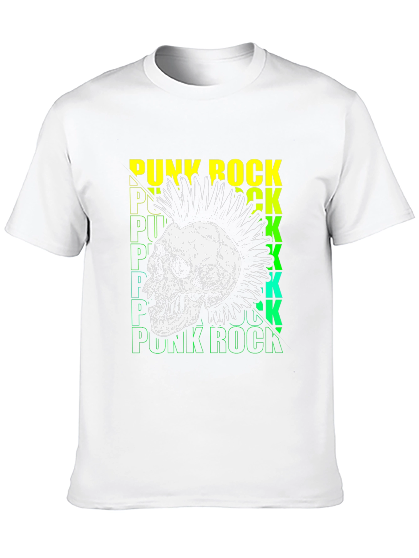 Punk Rock Skull T-Shirt - Edgy Graphic Tee