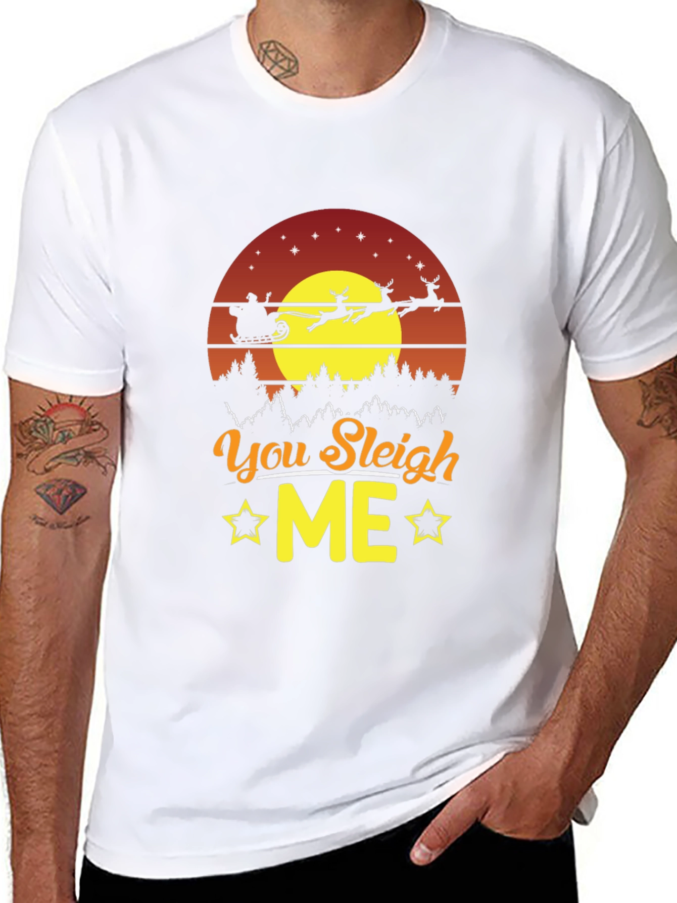 You Sleigh Me Christmas T-Shirt