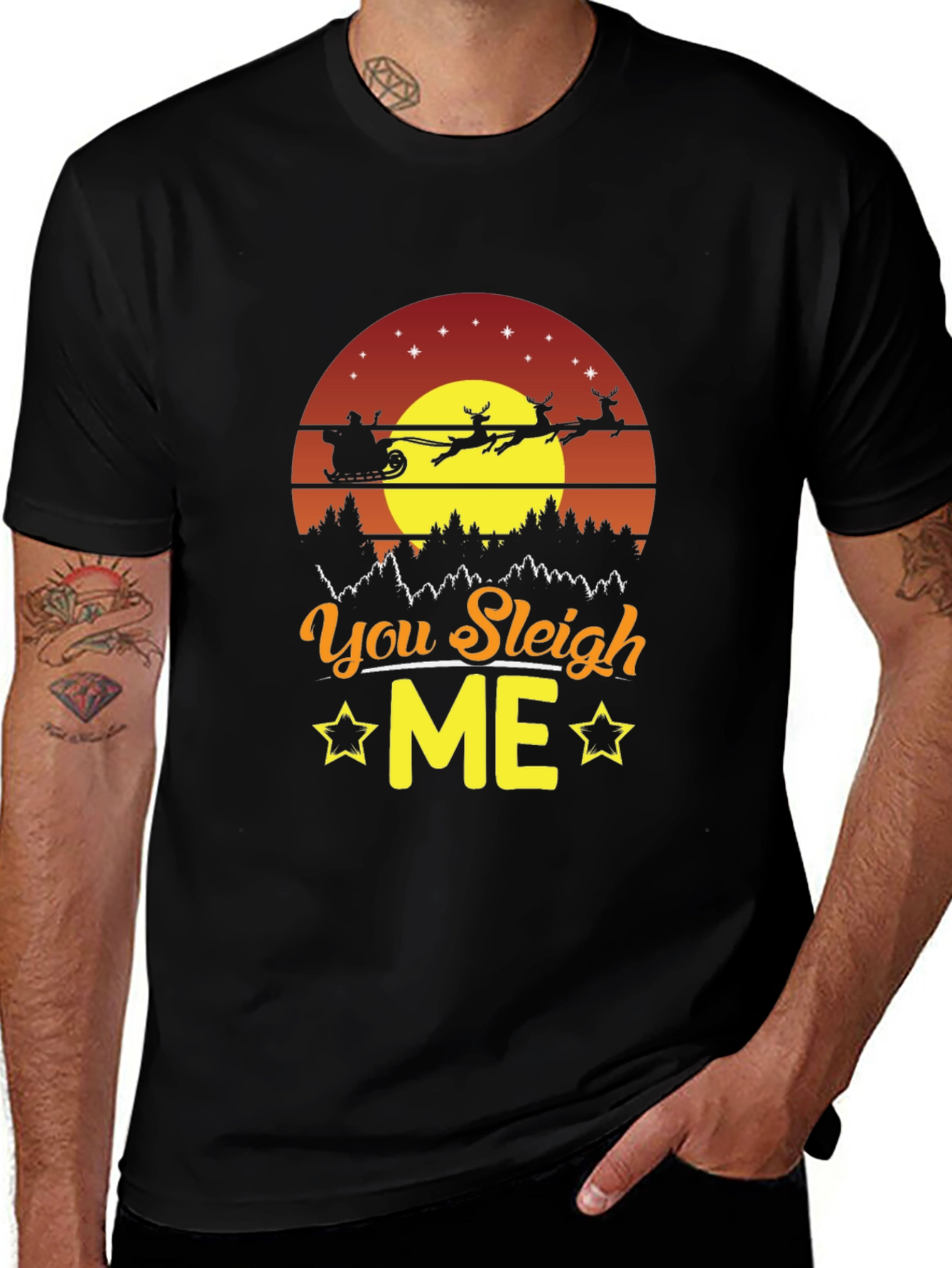 You Sleigh Me Christmas T-Shirt