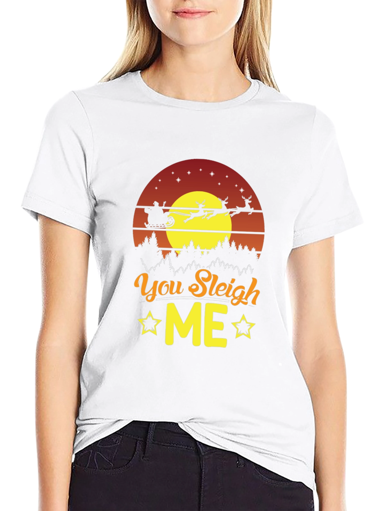 You Sleigh Me Christmas T-Shirt