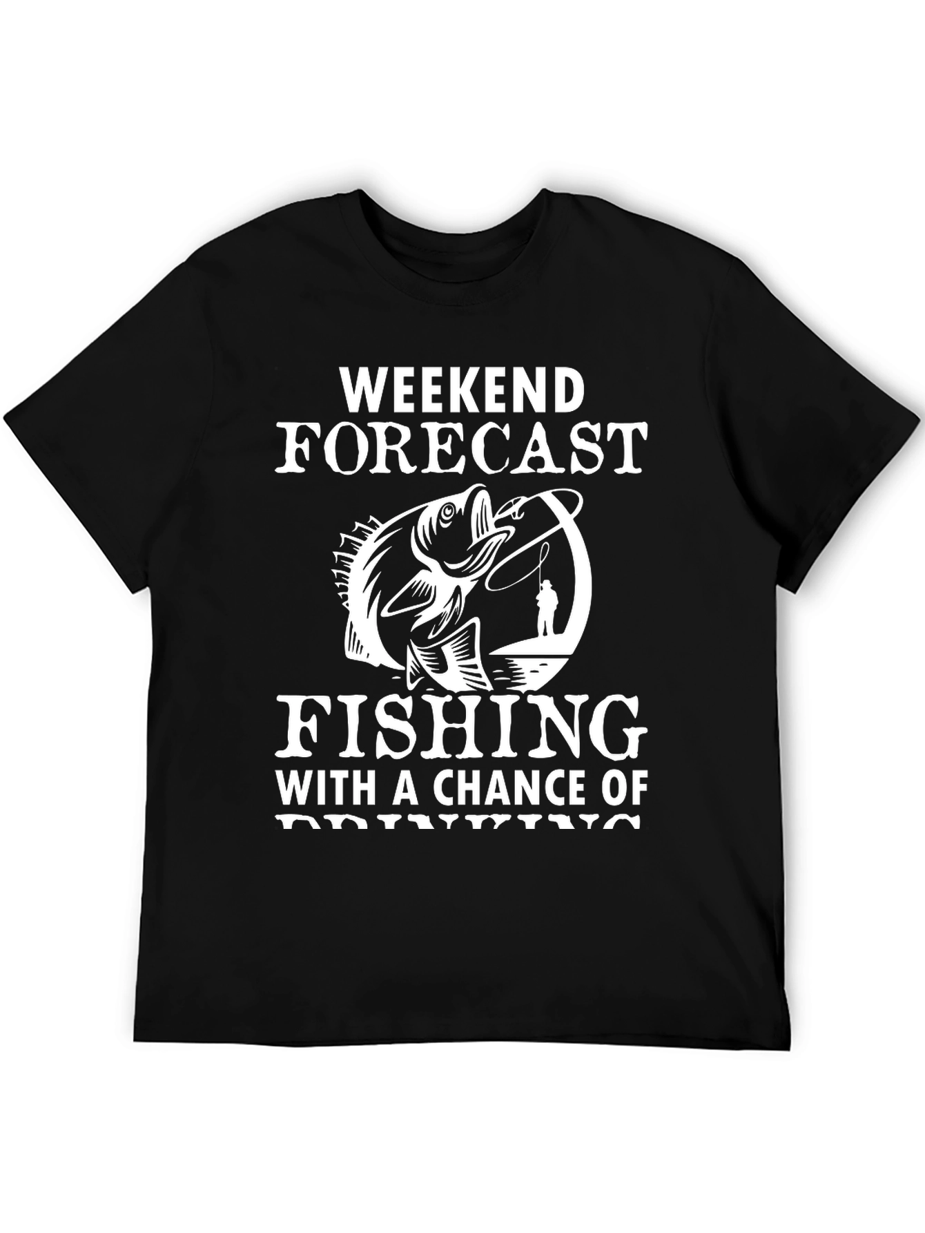 Fishing Forecast Graphic T-Shirt