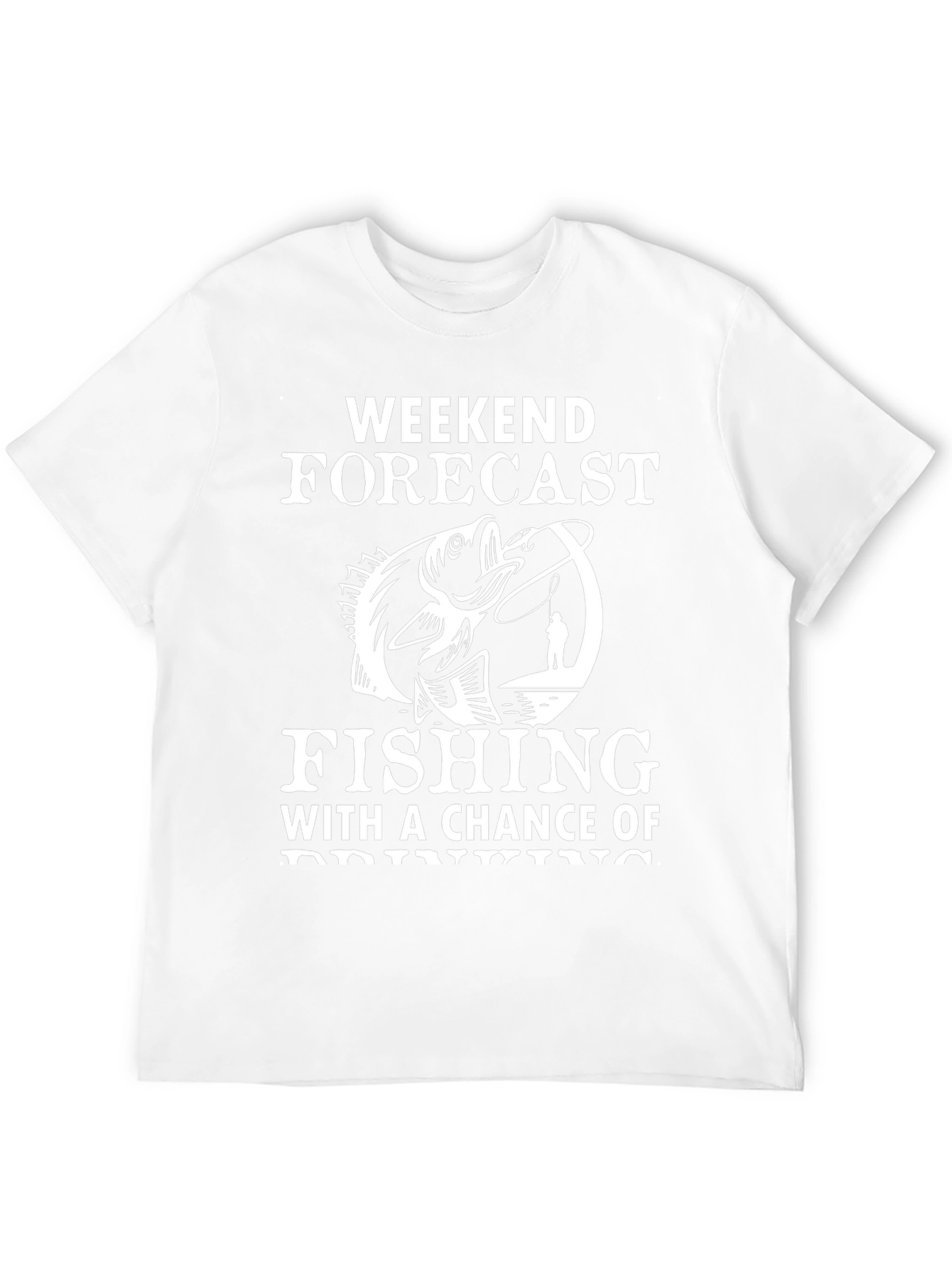 Fishing Forecast Graphic T-Shirt