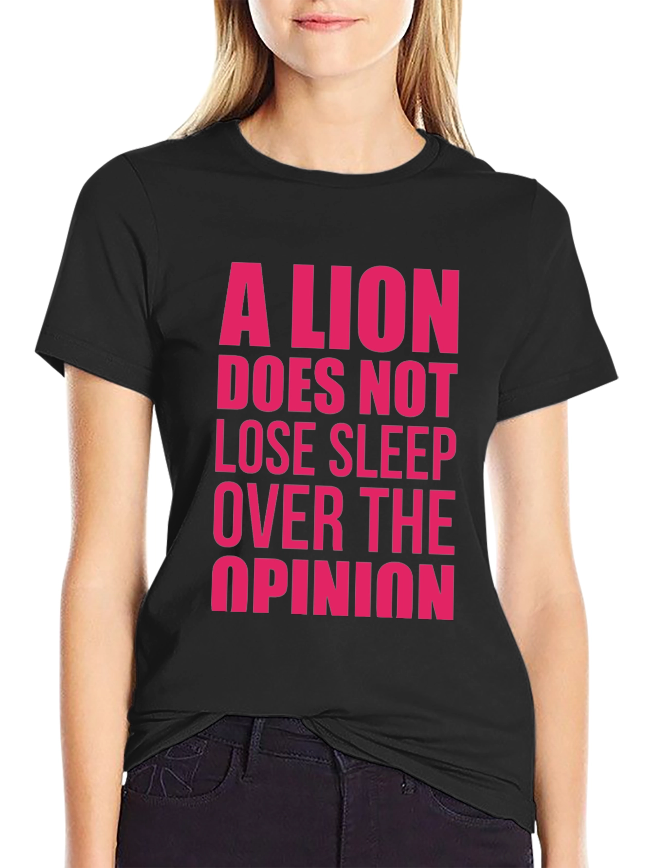 Lion Sleep T-Shirt - Motivational Graphic Tee