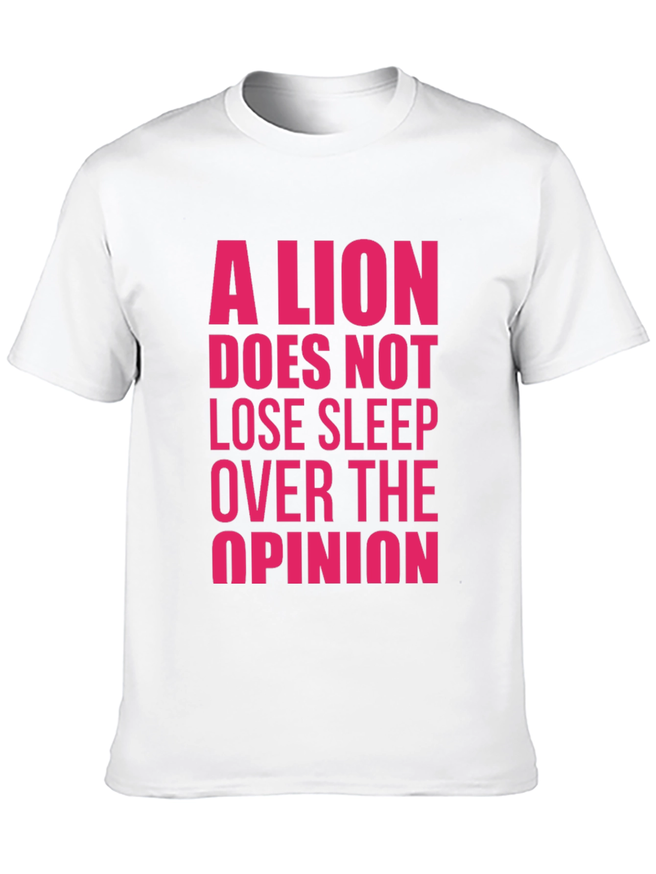 Lion Sleep T-Shirt - Motivational Graphic Tee