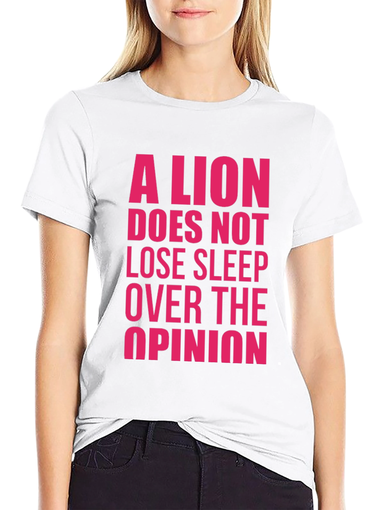 Lion Sleep T-Shirt - Motivational Graphic Tee