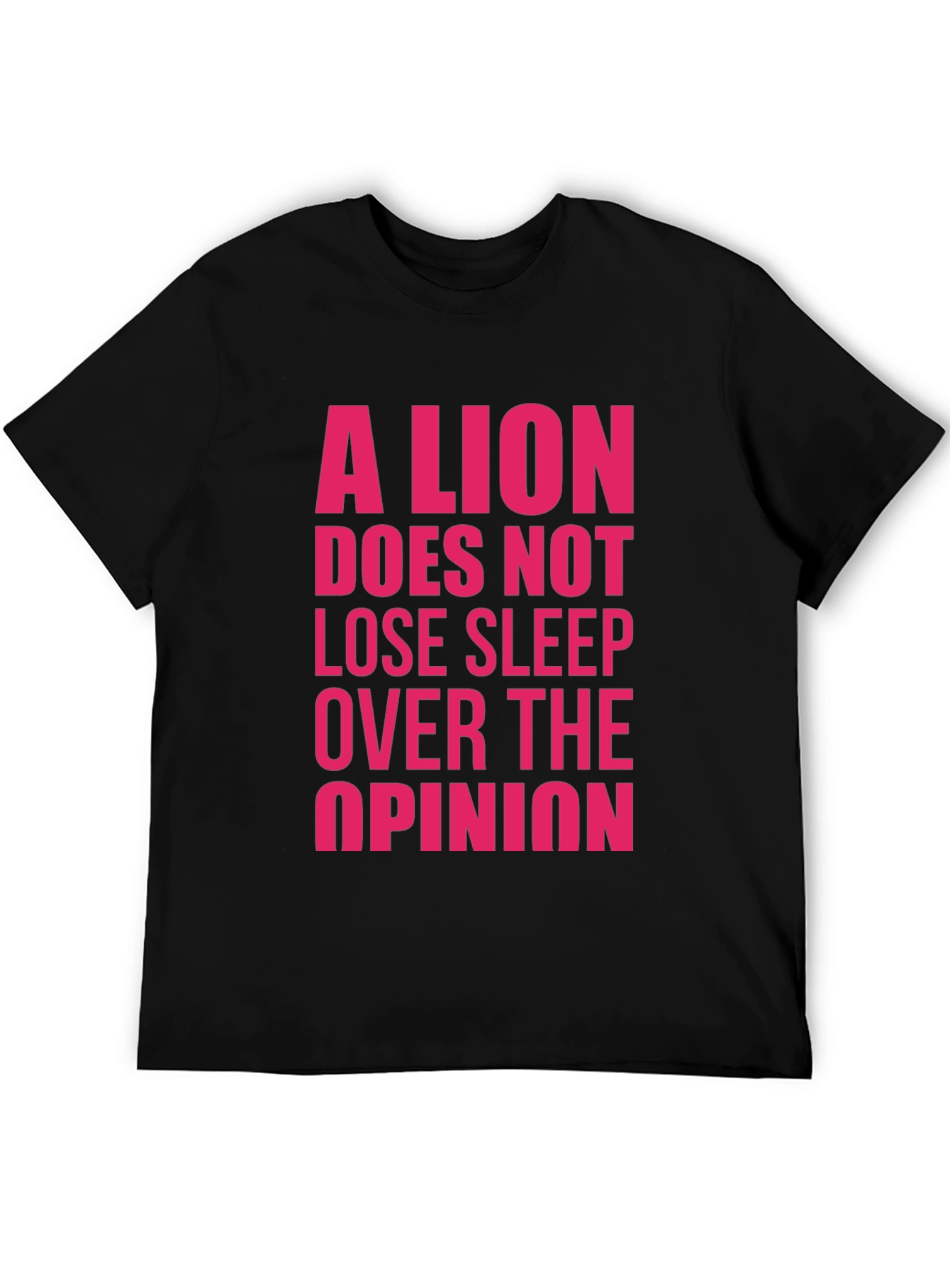 Lion Sleep T-Shirt - Motivational Graphic Tee