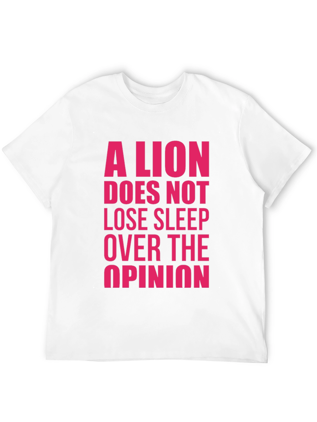Lion Sleep T-Shirt - Motivational Graphic Tee