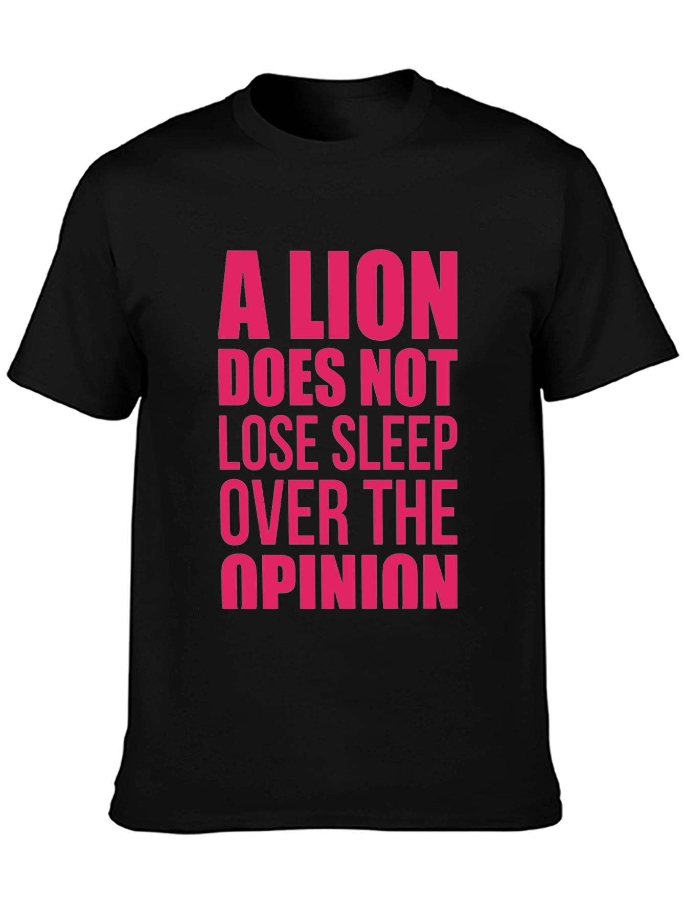 Lion Sleep T-Shirt - Motivational Graphic Tee