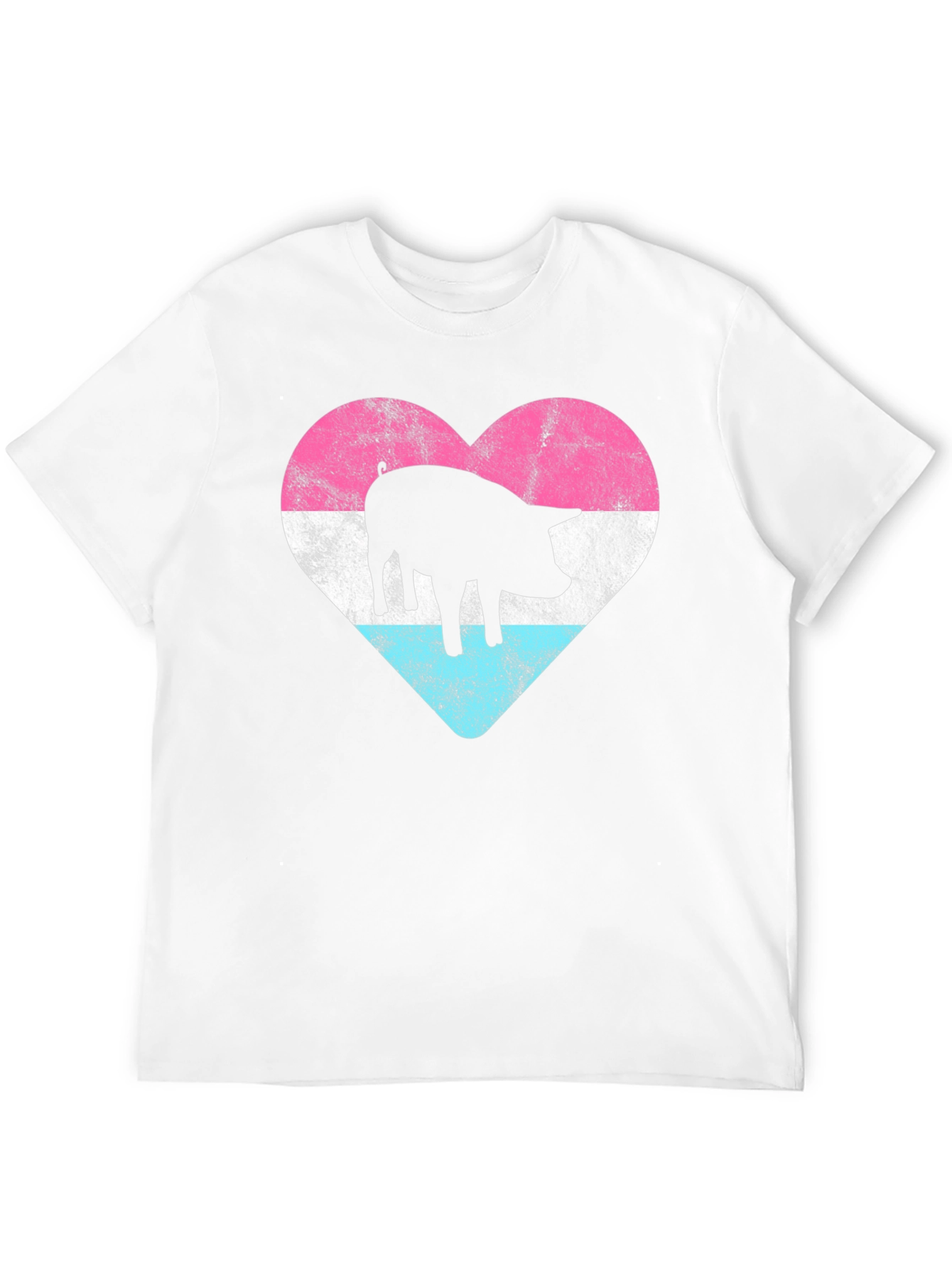 Pig Heart Pride T-Shirt - Black