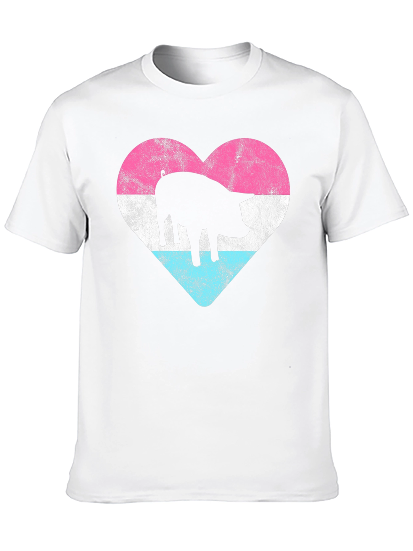 Pig Heart Pride T-Shirt - Black