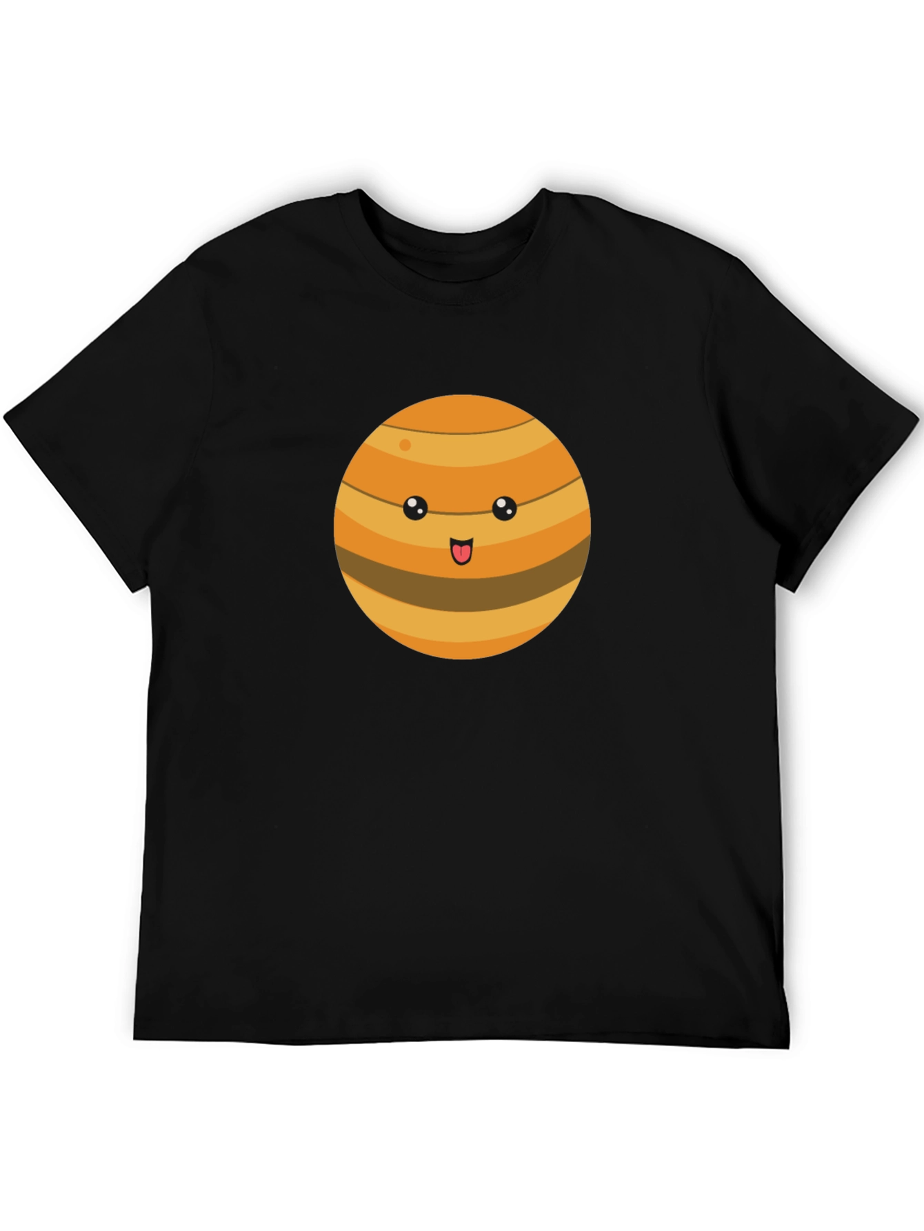 Cute Planet Graphic Tee - Mens Black T-Shirt